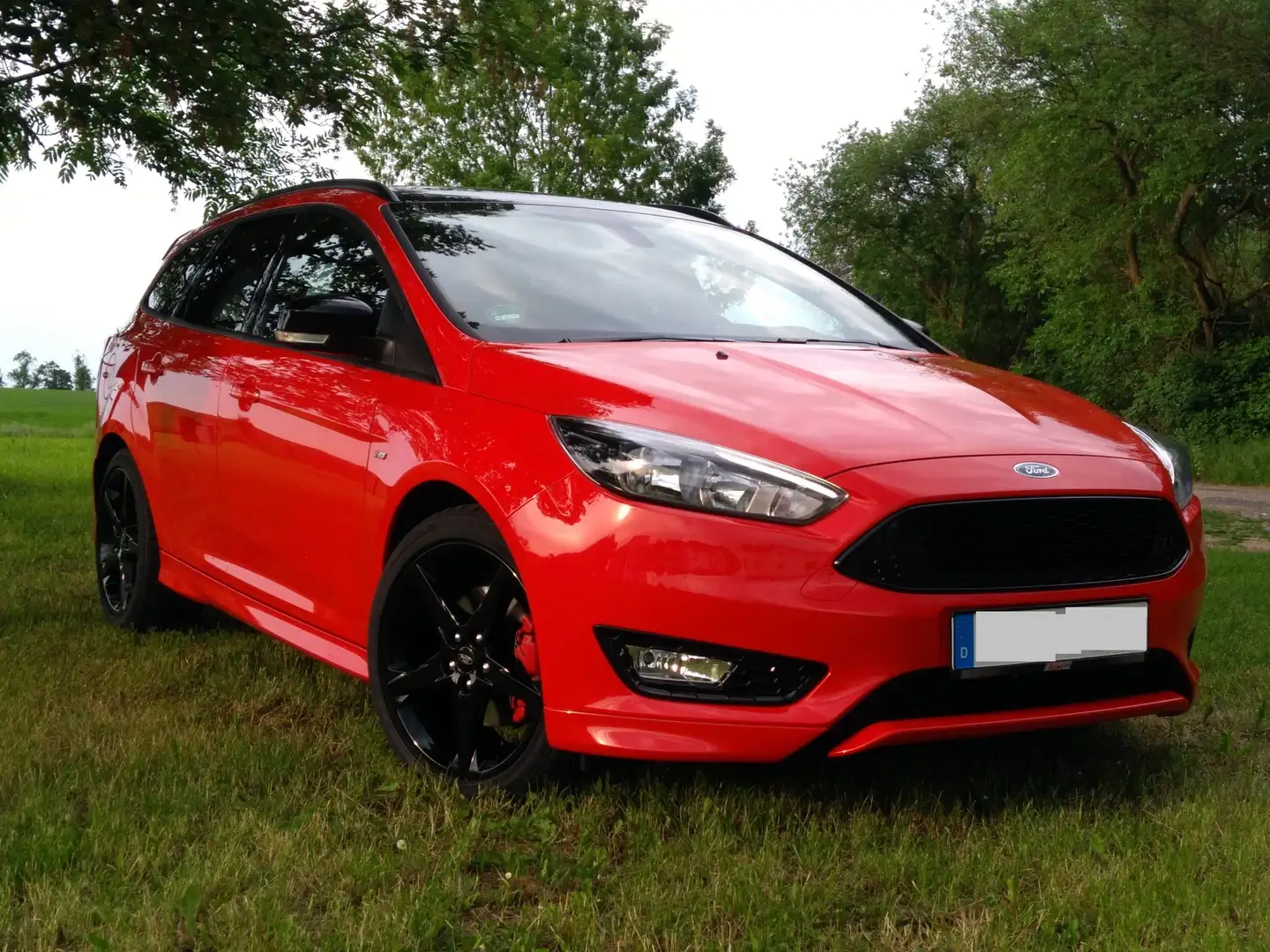Ford Focus Focus Turnier 1,5 Turnier ST-Line Red/Black 134kW Rot - 2