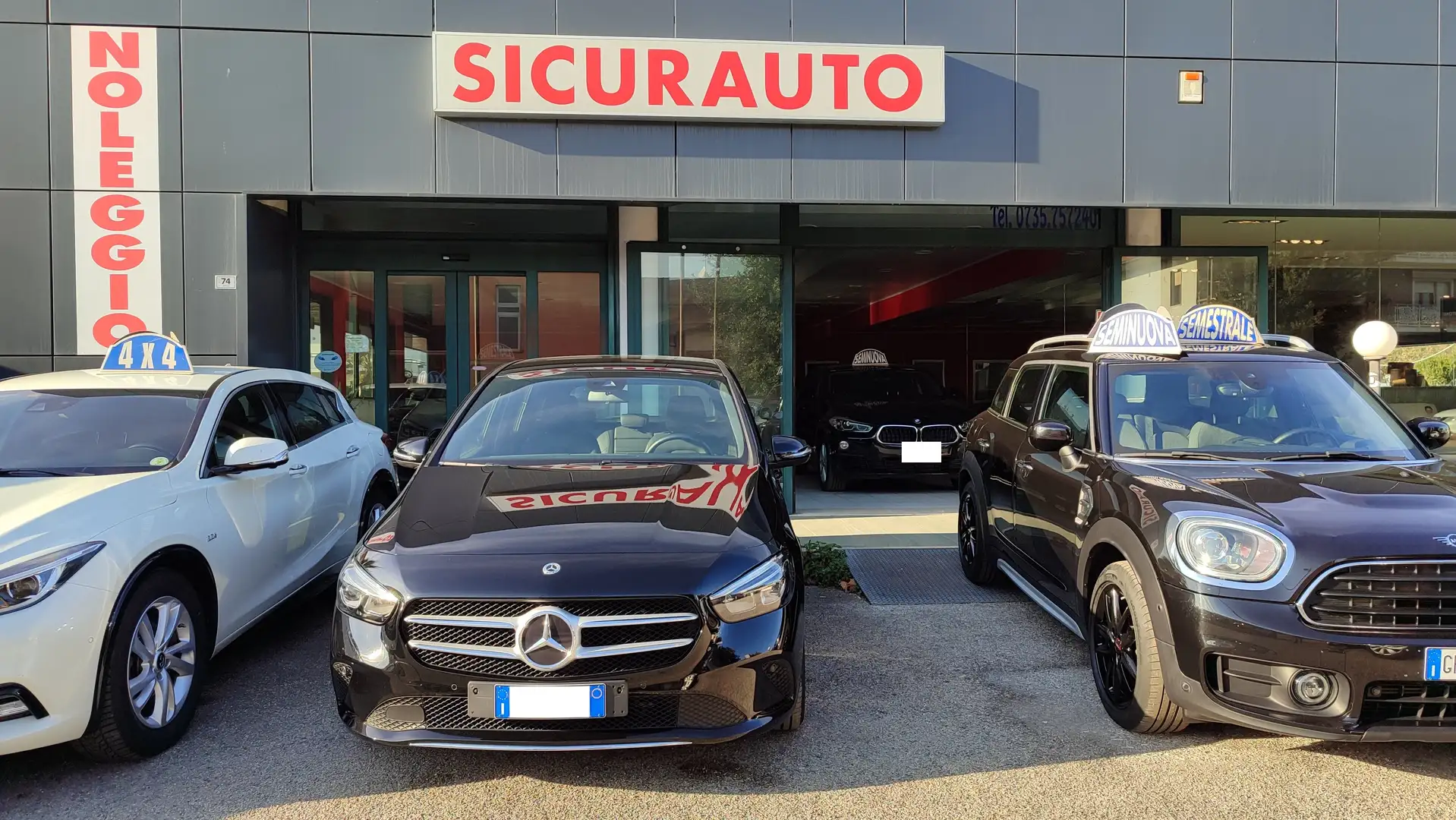 Mercedes-Benz B 180 d Sport automatica "NAVI"LED"CAMERA"PELLE" Nero - 1