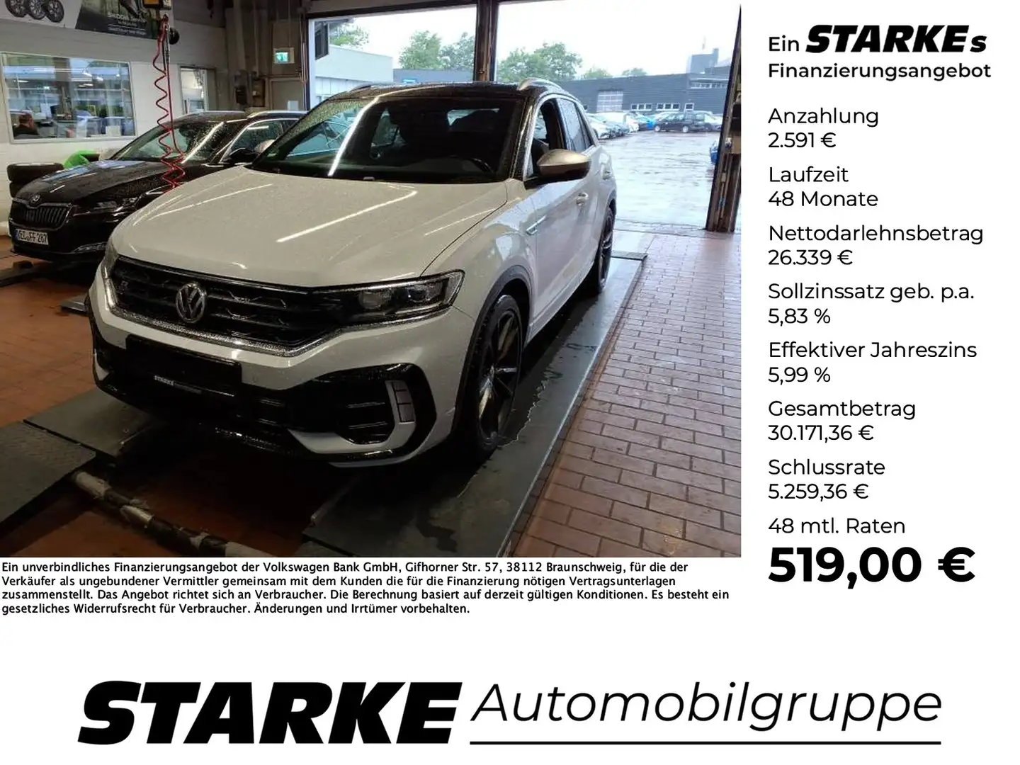 Volkswagen T-Roc R 2.0 TSI DSG 4Motion Silber - 1