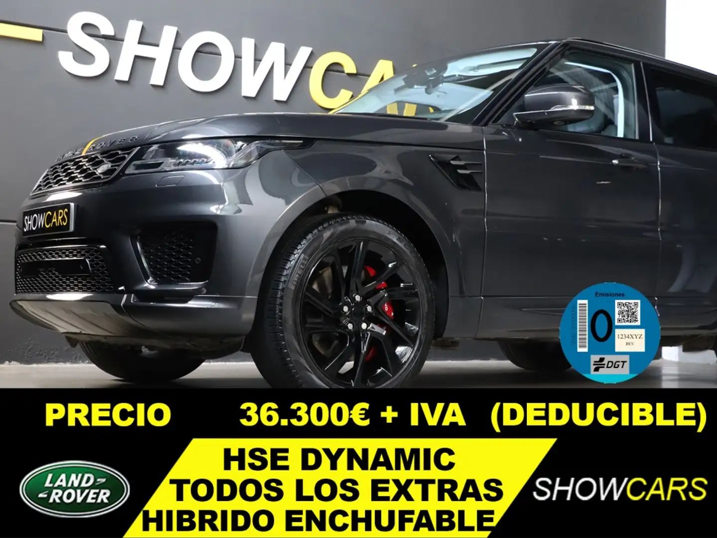 Land Rover Range Rover Sport 2.0 Si4 PHEV HSE Dynamic 404 Negro - 1