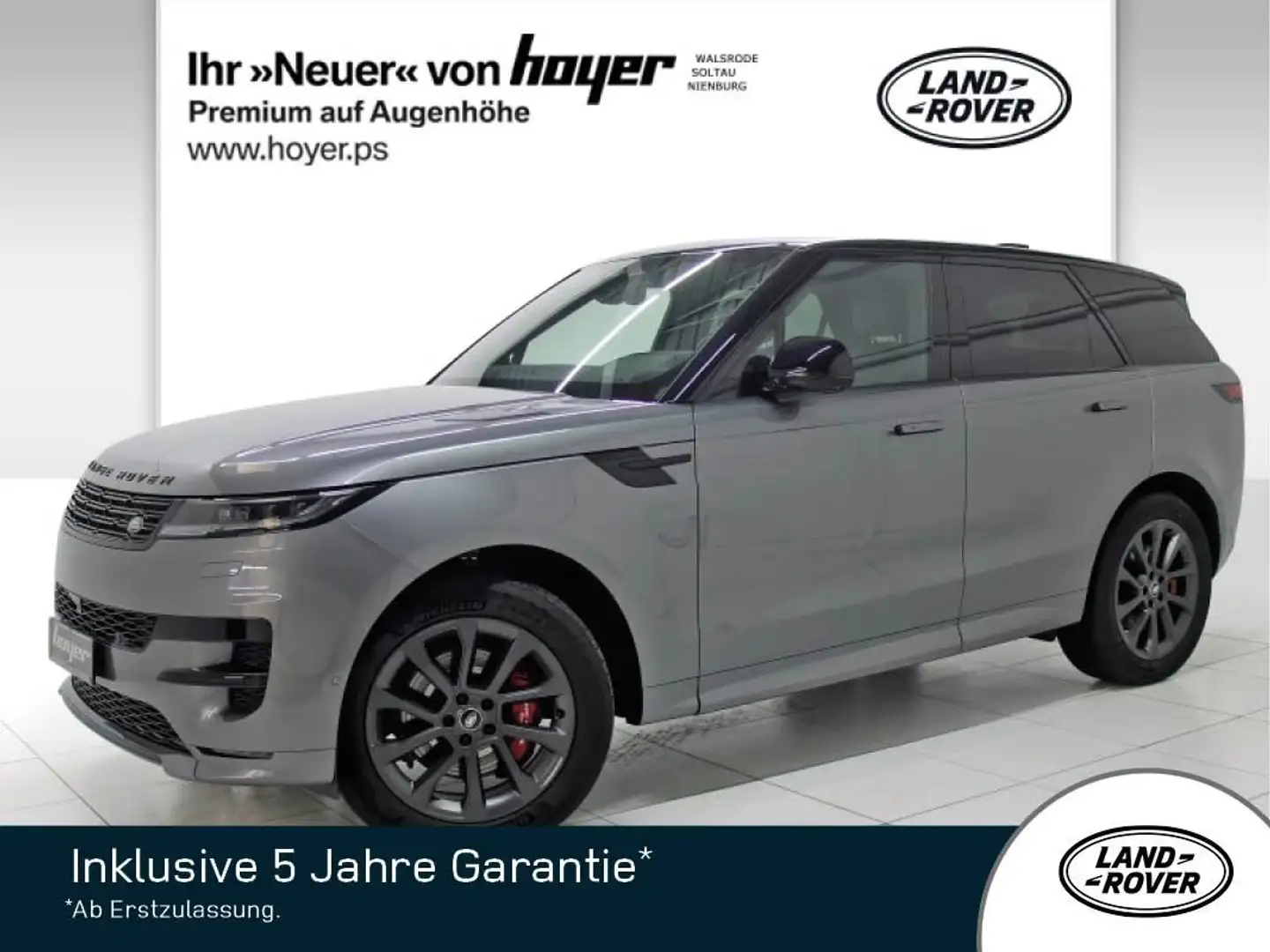Land Rover Range Rover Sport D300 R-Dynamic SE AHK Pano Black Pack Grau - 1