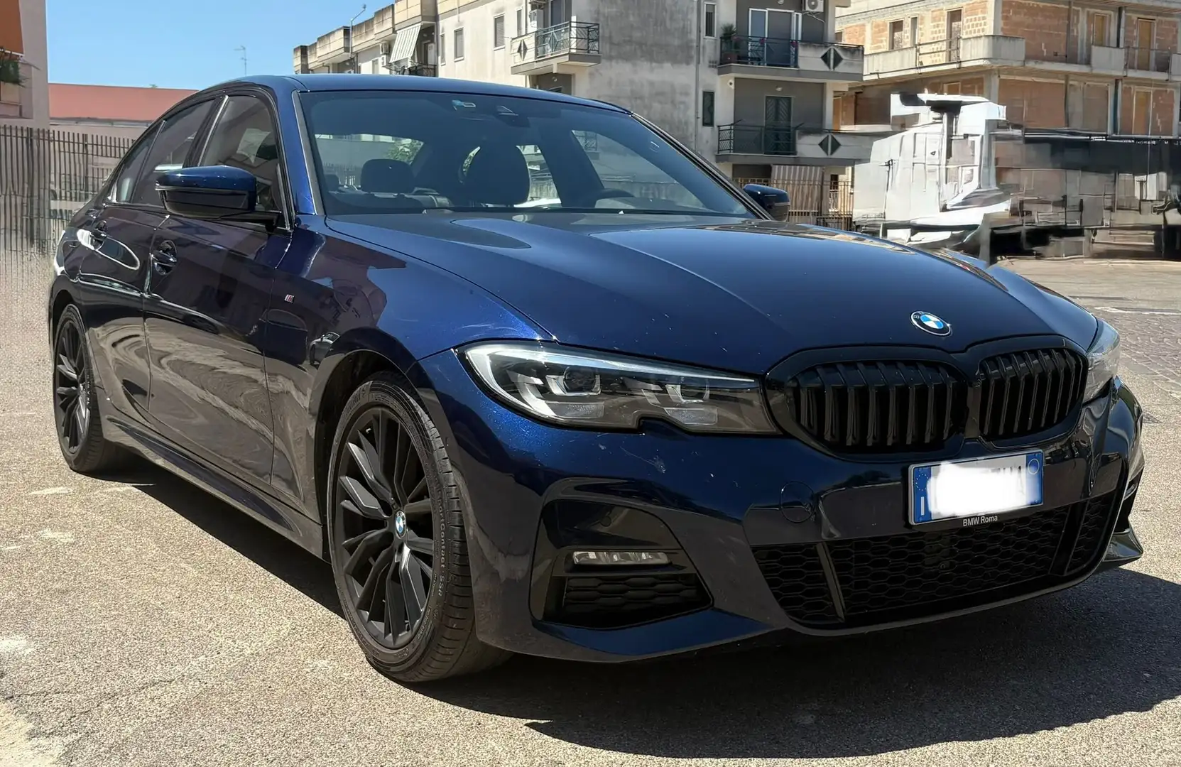 BMW 320 320d Msport auto Blu/Azzurro - 1