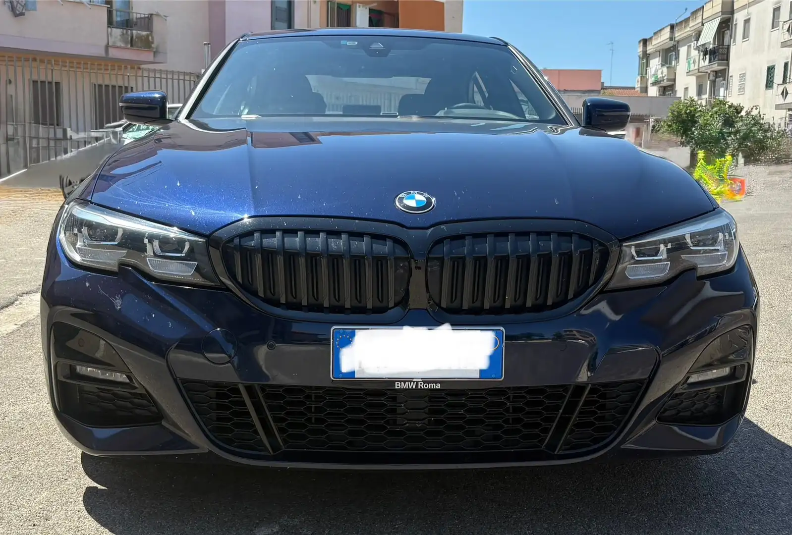 BMW 320 320d Msport auto Blu/Azzurro - 2