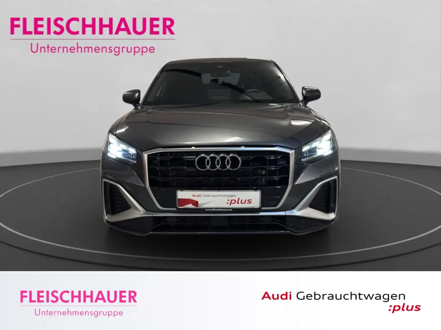 Audi Q2 35 TFSI S line Matrix+AHK+18''+sound+GRA+App+Nappa Gris - 2