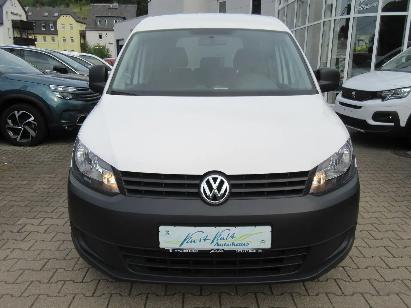 Volkswagen Caddy Kombi Startline 1.6TDi*5-Sitzer*Klima*AHZV Weiß - 2