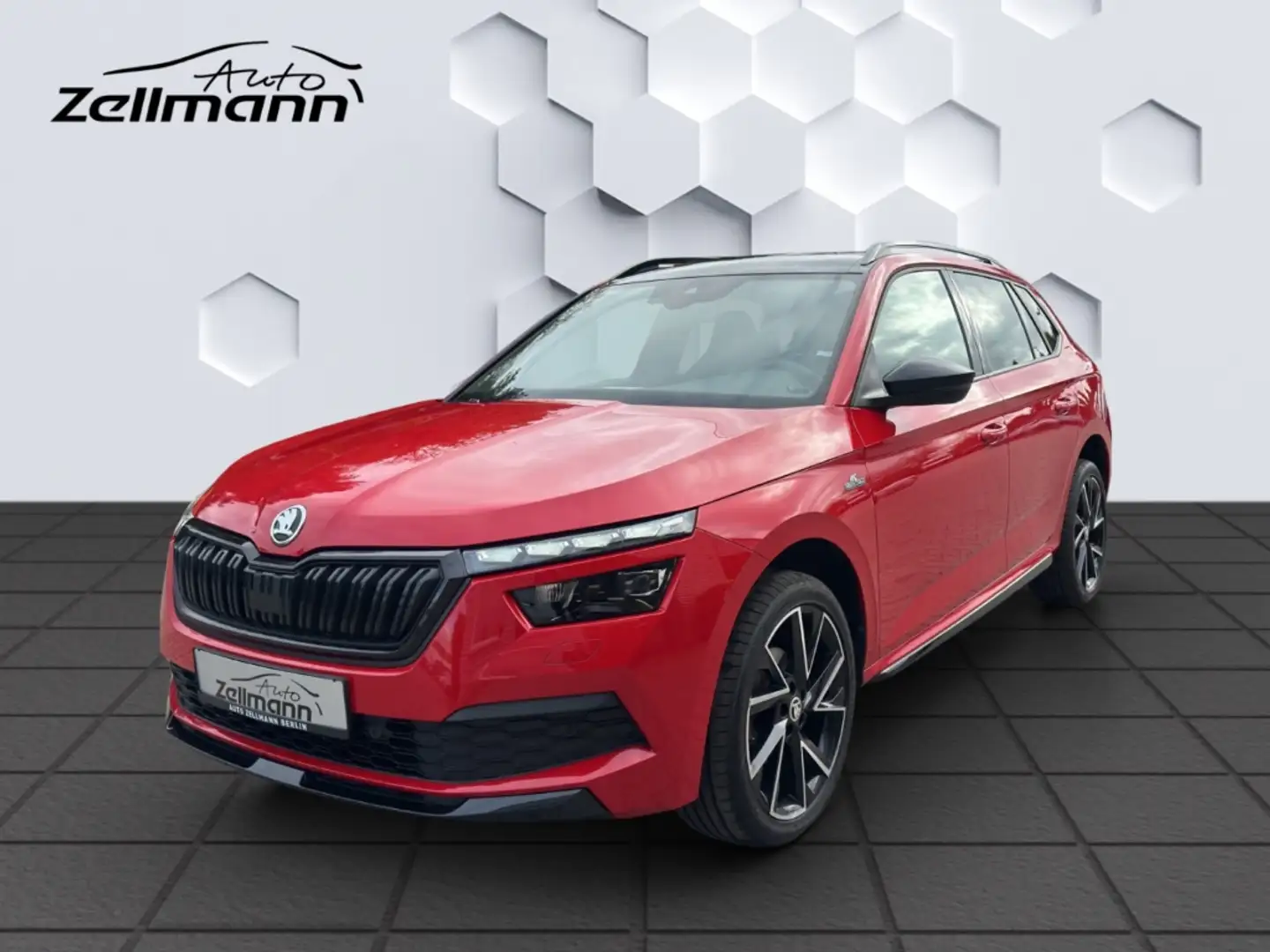 Skoda Kamiq 1.5 TSI 110kW SG AHZV LED PanoDach PDC Rückfahrkam Rot - 1