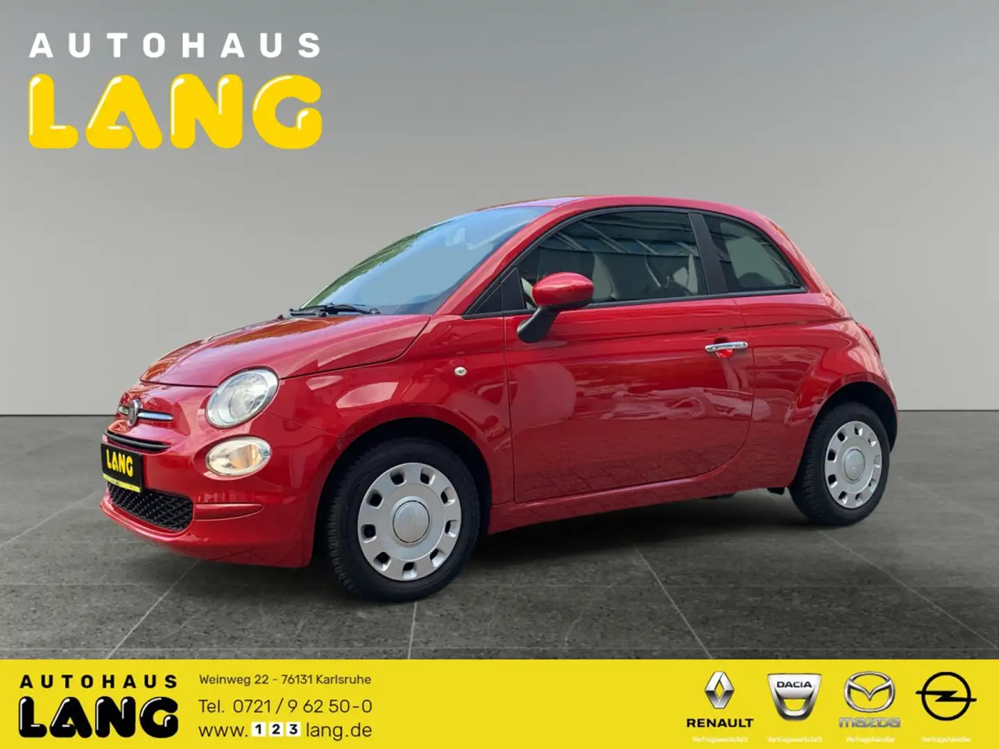 Fiat 500 1.0 Mild Hybrid Pop Start&Stop (EURO 6d) 1.0 Mild Rosso - 1