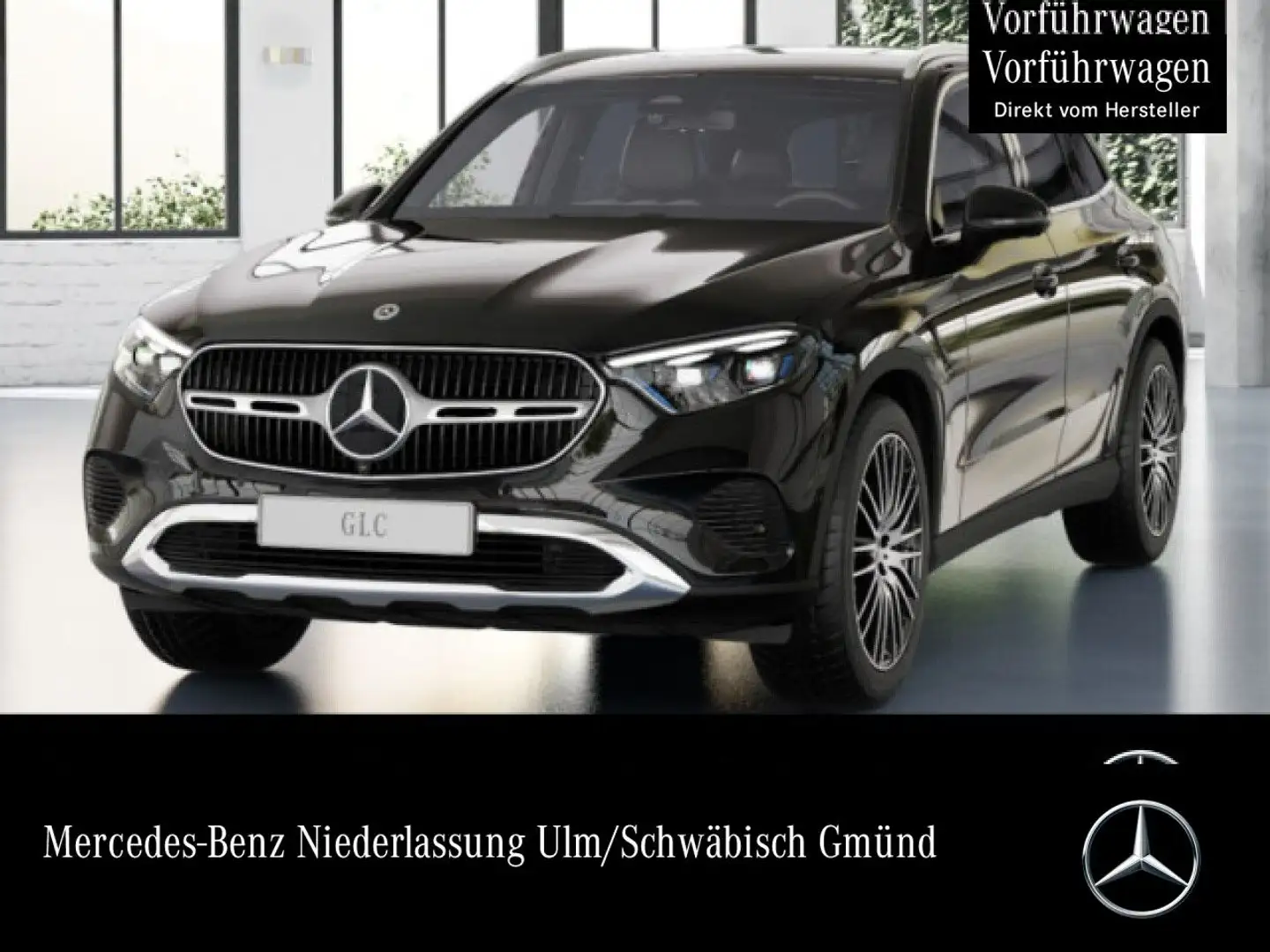 Mercedes-Benz GLC 200 4M AVANTG+360+AHK+TOTW+KEYLESS+9G Noir - 1