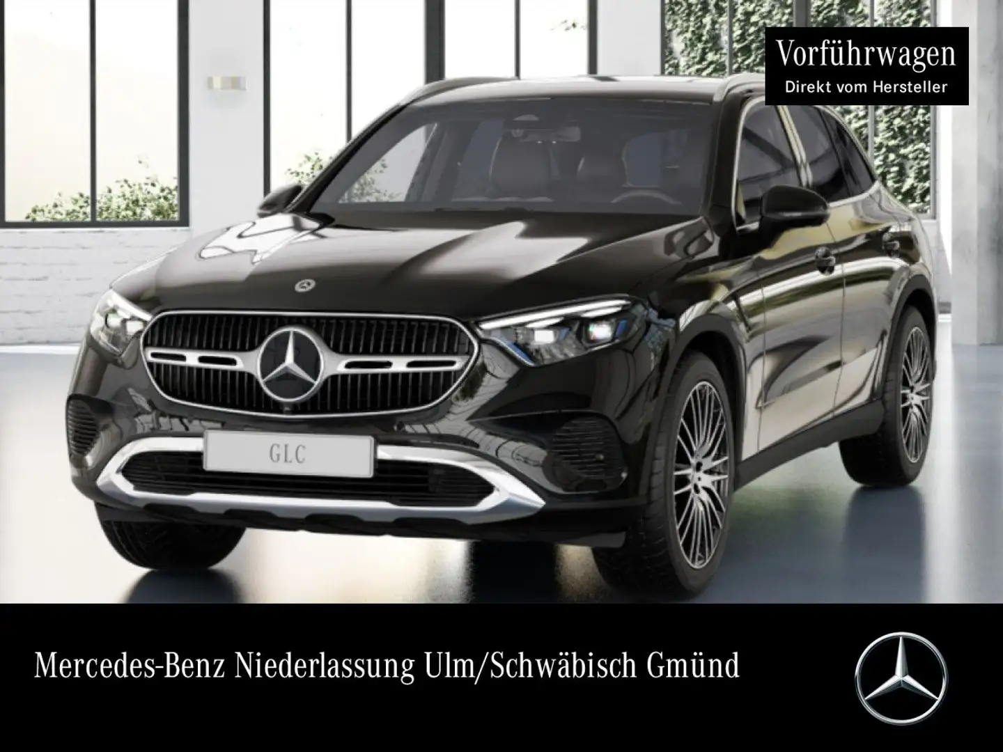Mercedes-Benz GLC 200 4M AVANTG+360+AHK+TOTW+KEYLESS+9G Schwarz - 1