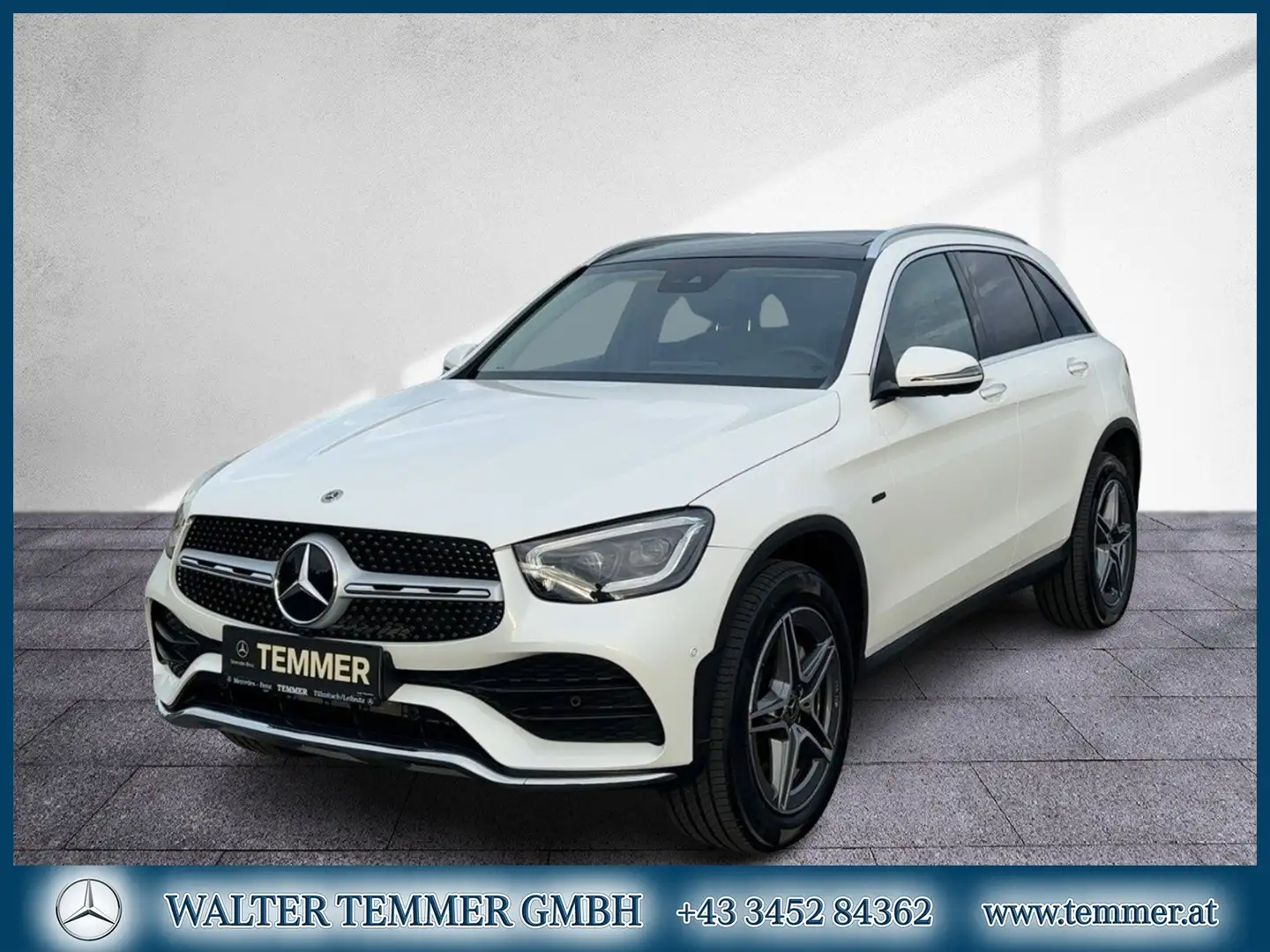 Mercedes-Benz GLC 300 de 4M AMG-Line PREM+ AHV PANO BURMESTER Weiß - 1