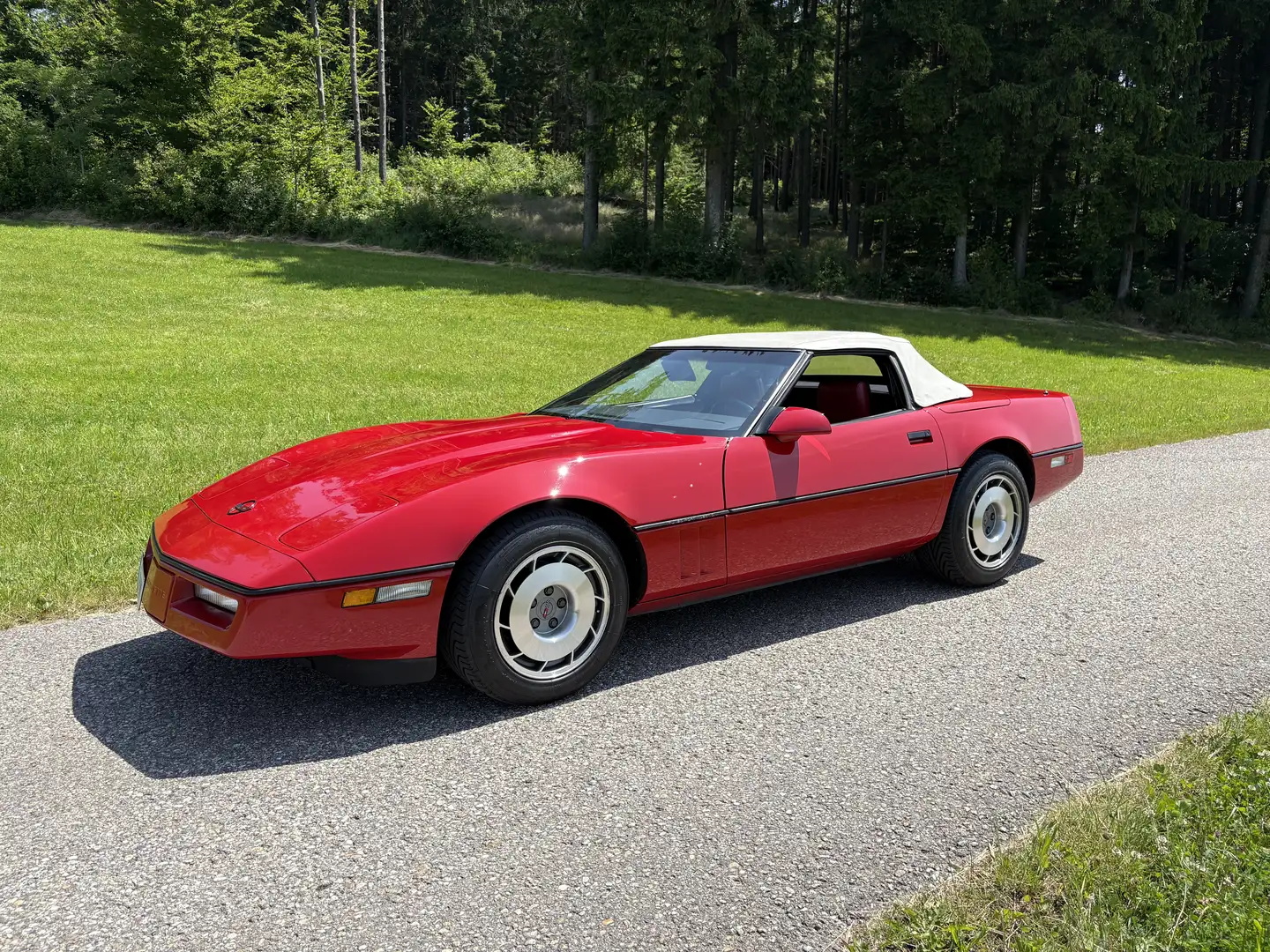 Corvette C4 Convertible 5.7 Chevrolet Rot - 1