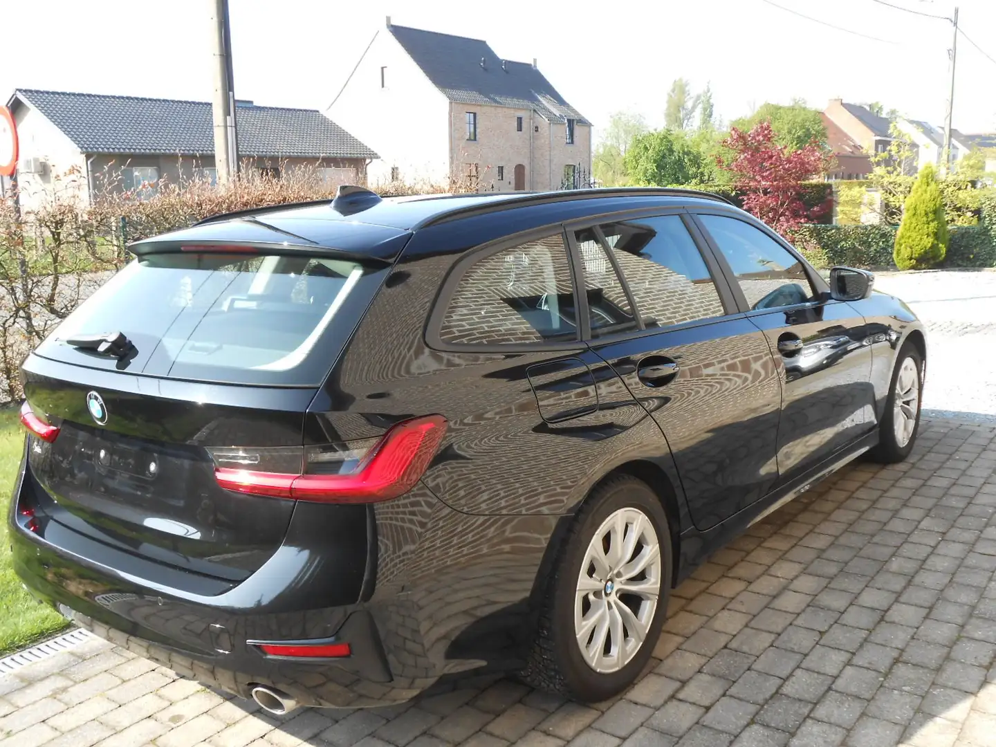 BMW 318 318d Touring Blue Performance Sport Line Noir - 1