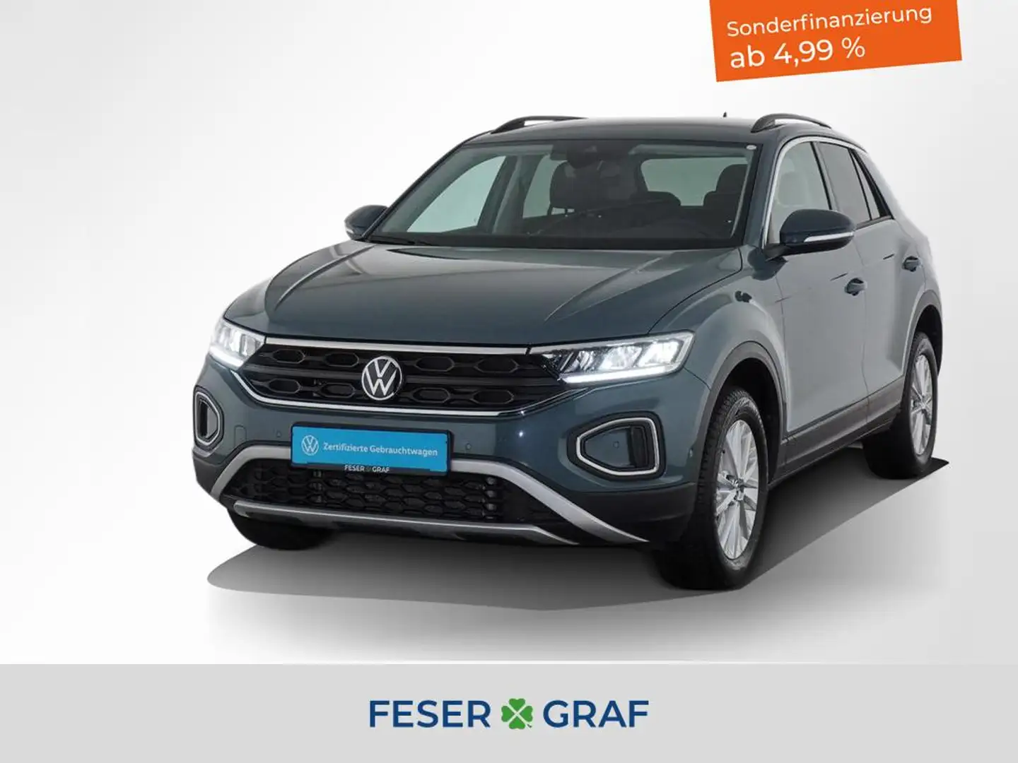 Volkswagen T-Roc 1.0 TSI Life Navi / LED / VirtualCockpit Bleu - 1