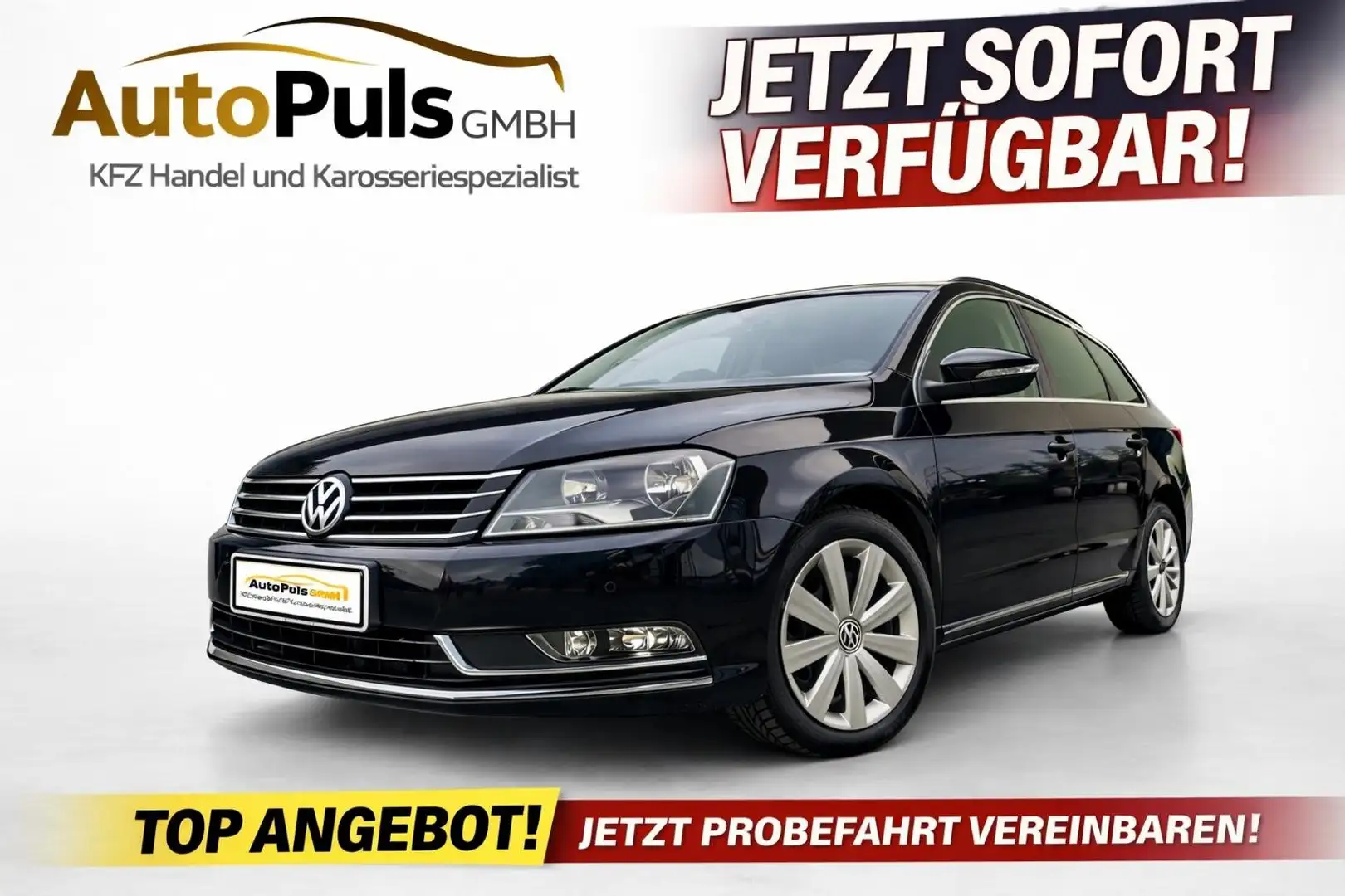 Volkswagen Passat Variant Trendline * 1 BESITZ * SERVICEHEFT * PICKERL NEU * Schwarz - 2
