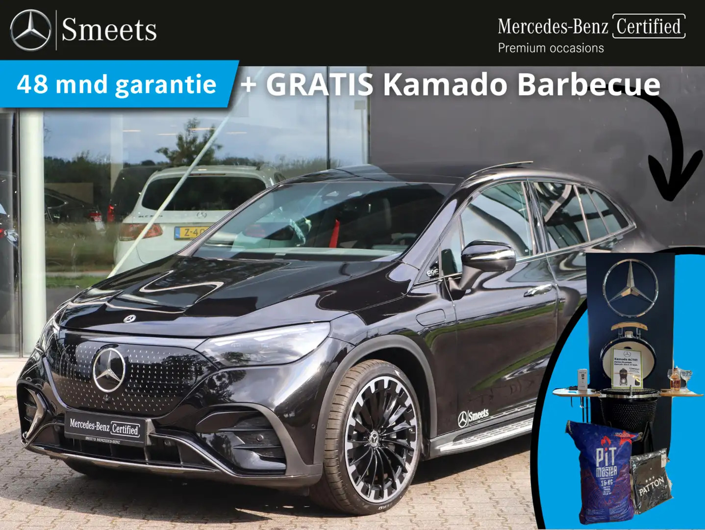 Mercedes-Benz EQE SUV 350 4Matic AMG Line 91 kWh Panoramadak | Navigatie Zwart - 1