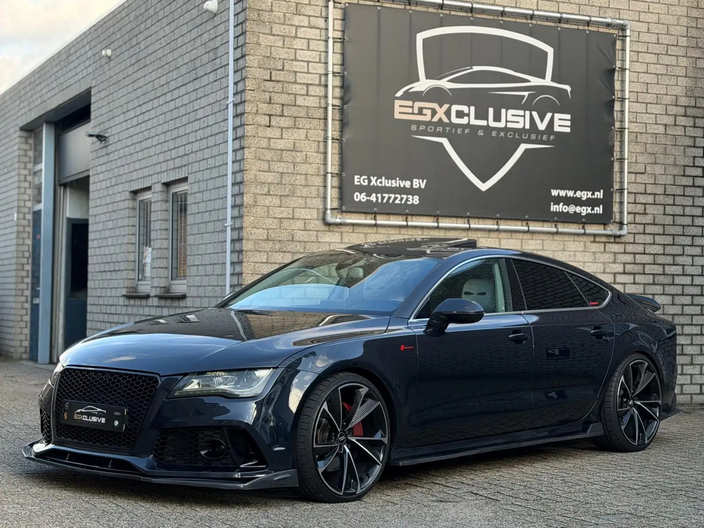 Audi A7 Sportback 3.0 TFSI RS7 Quattro Pro Line plus Super Blauw - 1