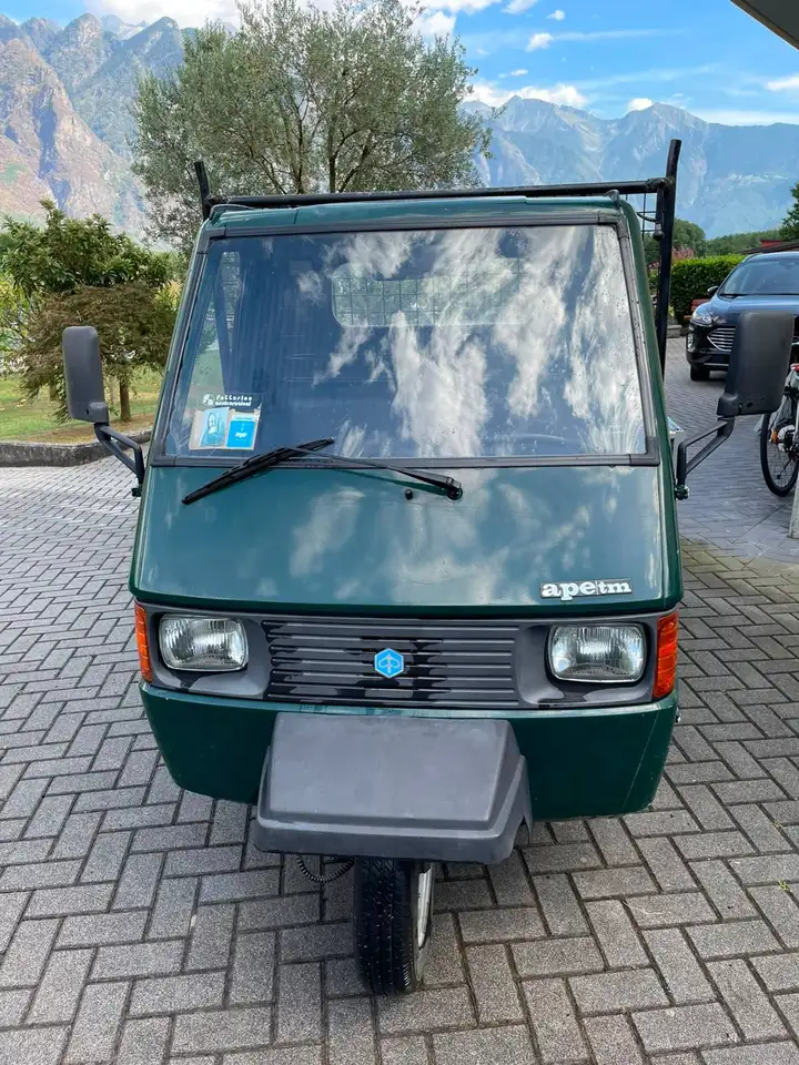 Piaggio Ape TM 703 con volante ,Cassone fisso e lungo, foto 3