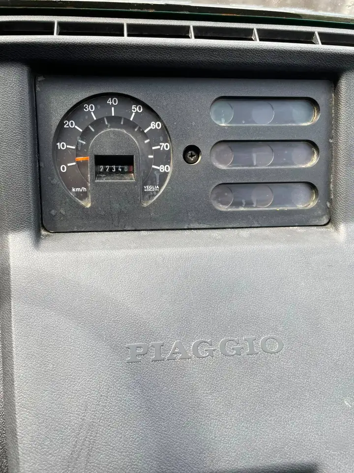 Piaggio Ape TM 703 con volante ,Cassone fisso e lungo, foto 11