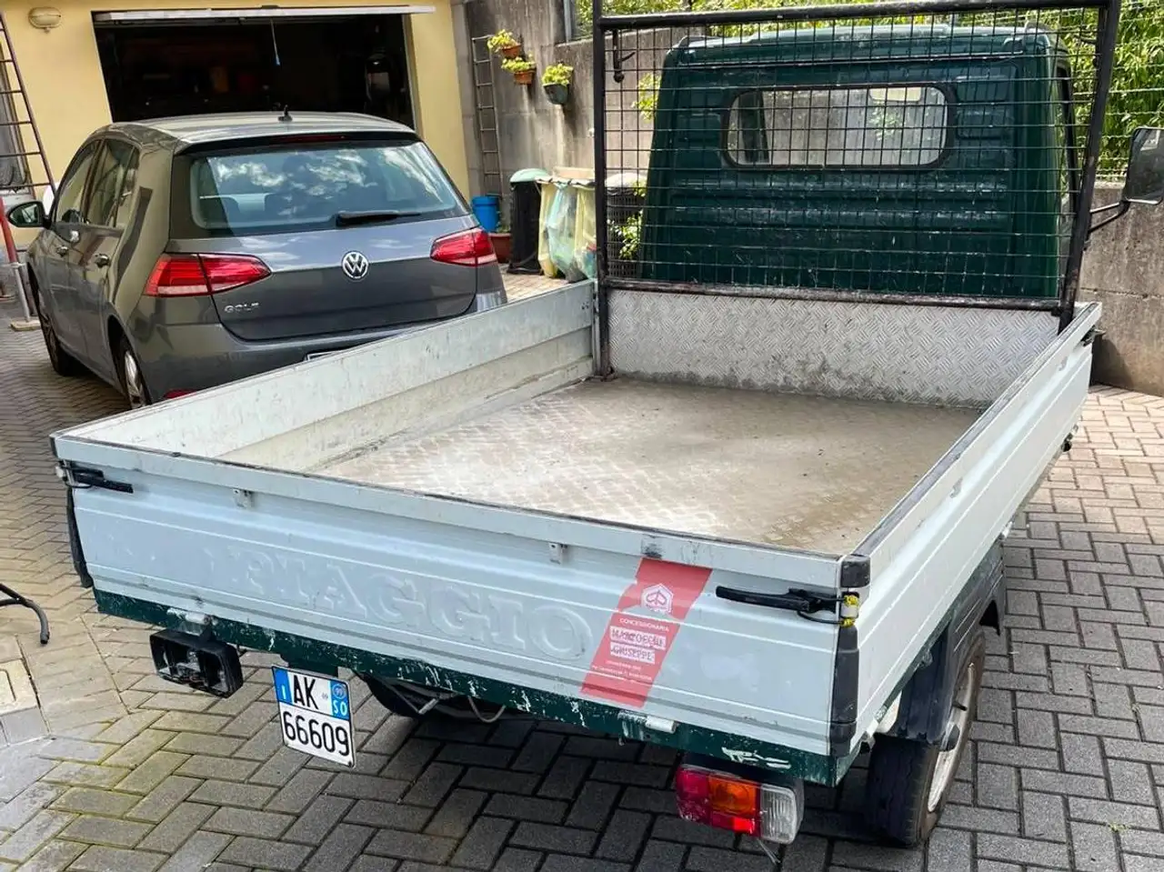 Piaggio Ape TM 703 con volante ,Cassone fisso e lungo, foto 4