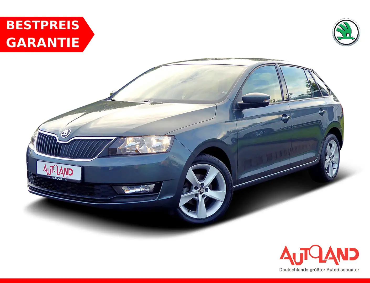 Skoda Rapid/Spaceback Rapid Spaceback 1.0 Ambition Sitzheizung Klima Gris - 1