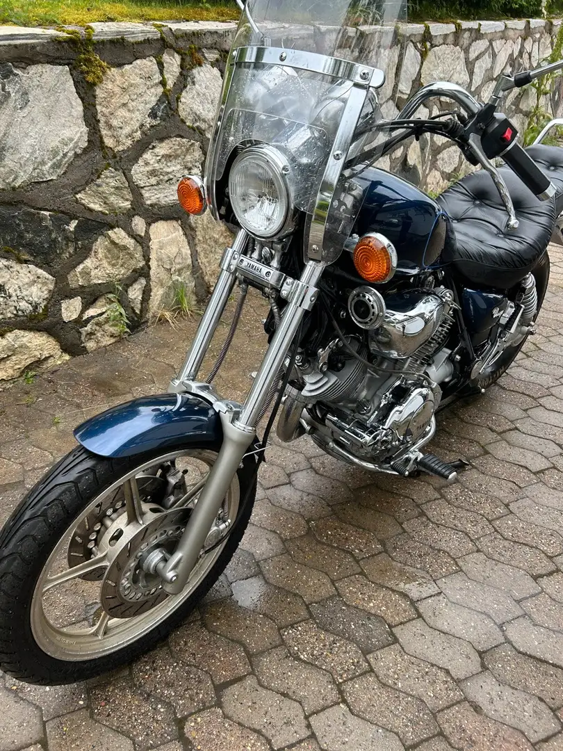 Yamaha XV 750 Virago Modrá - 2