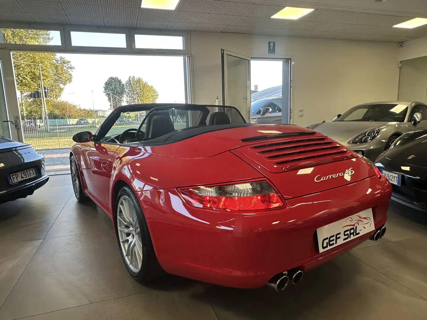 Porsche 997 911 4S CABRIO MANUALE SCARICO PASM PRIMA VERNICE Rosso - 2