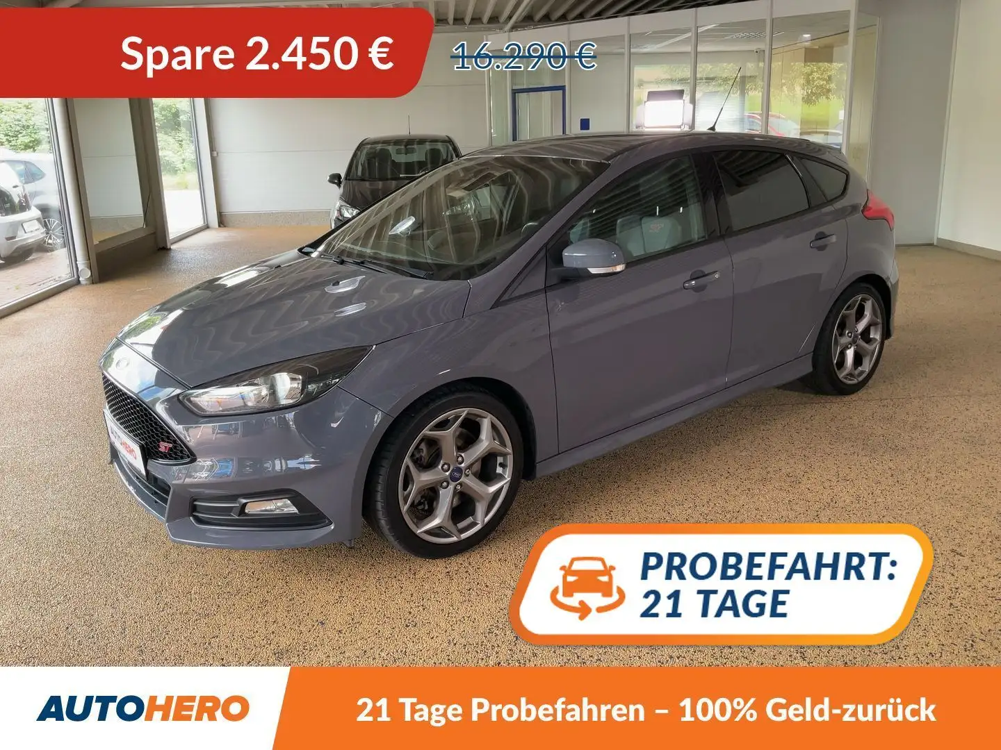 Ford Focus 2.0 EcoBoost ST*NAVI*PDC*KLIMA Grau - 1