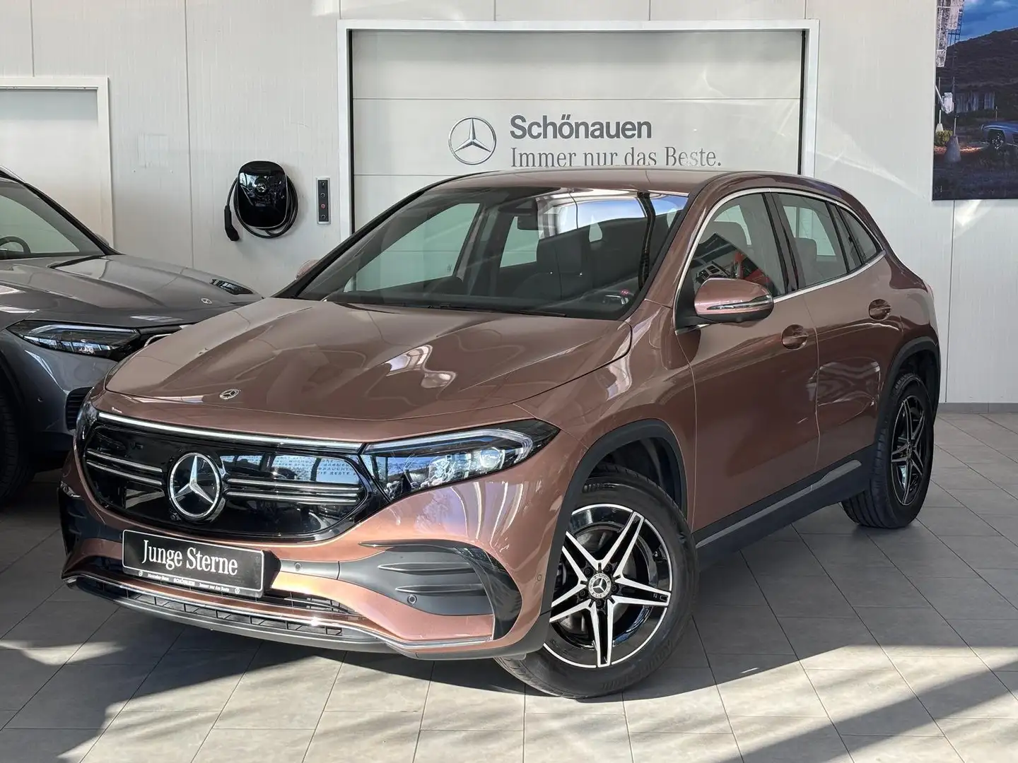 Mercedes-Benz EQA 250+ AMG LEDER+EXKLUSIV+360+CARPLAY+AMBIENTE Gold - 1