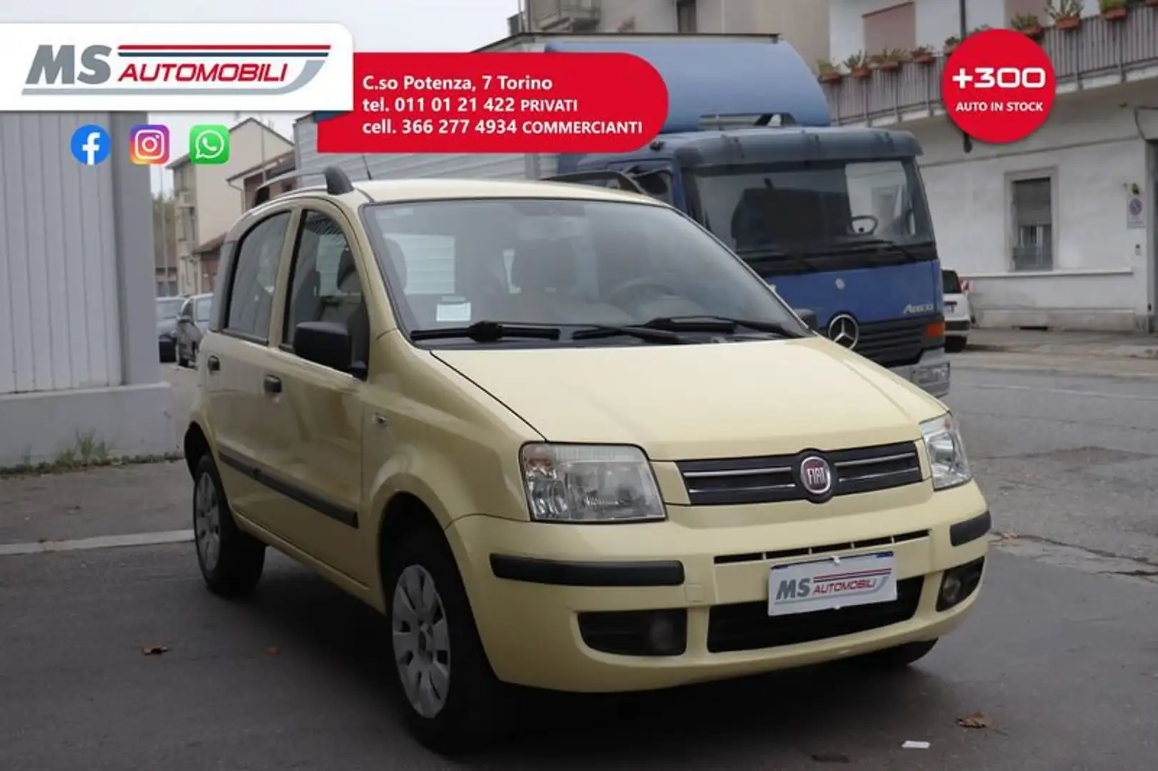 Fiat Panda Panda 1.2 Dynamic Natural Power Unicoproprietario Giallo - 1