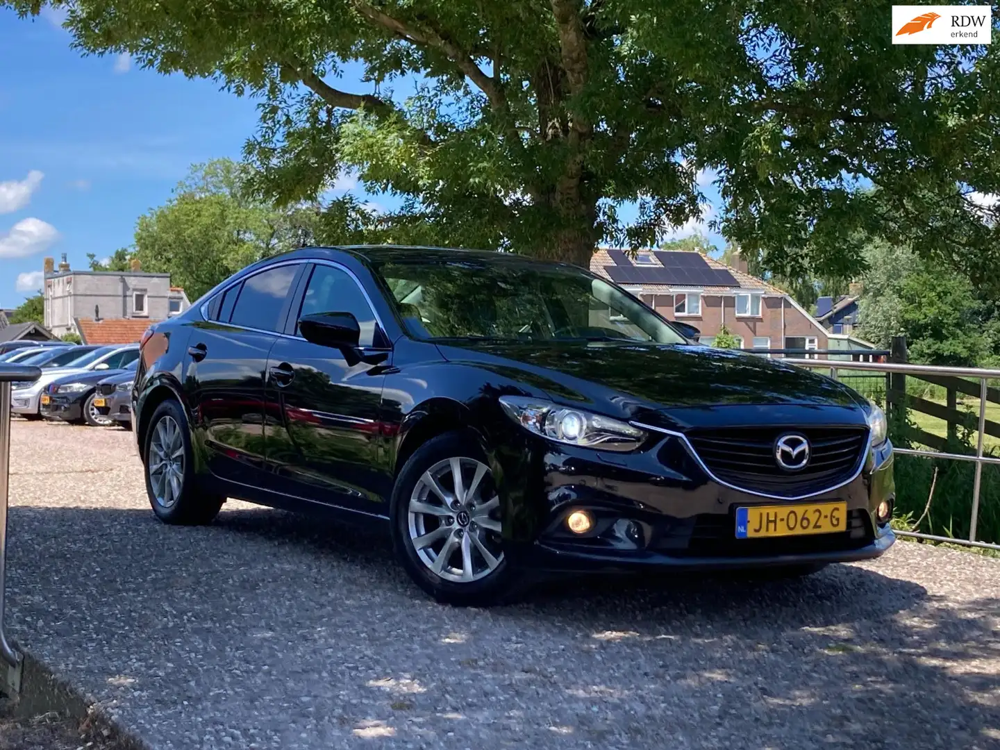Mazda 6 2.0 TS | Cruise + Clima + Navi Nu € 11.975,-!!! Noir - 1