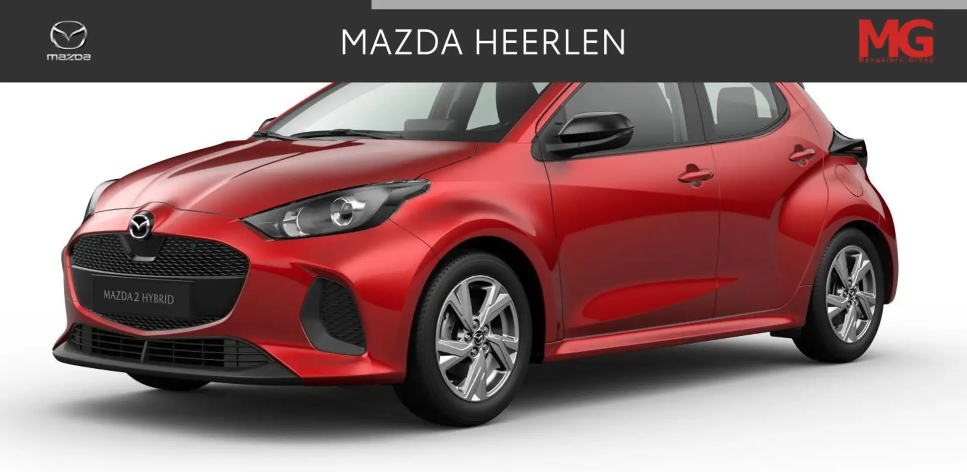 Mazda 2 Hybrid 1.5 Exclusive-line Mengelers Actie prijs: N Red - 1