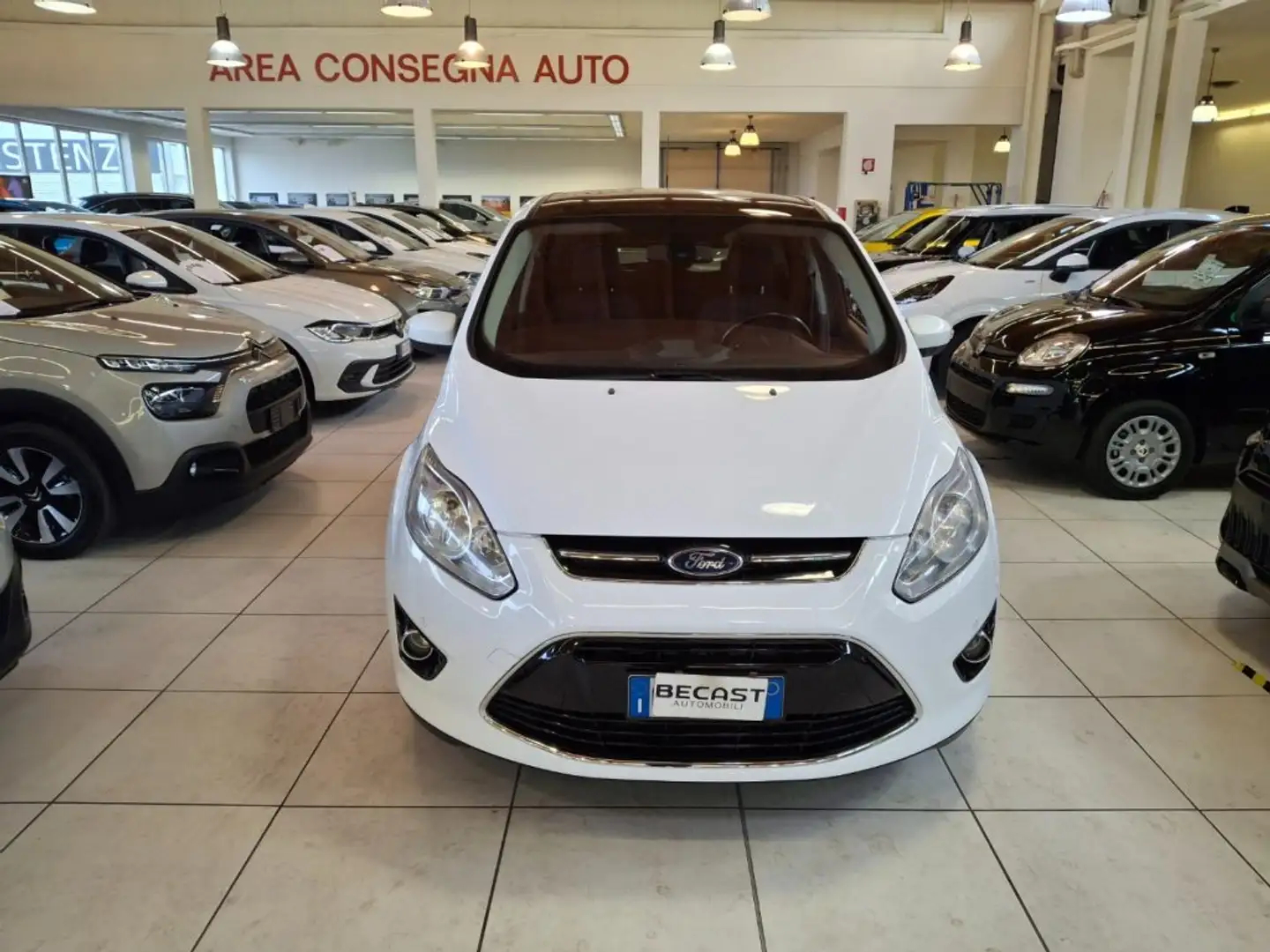 Ford C-Max 1.6 TDCi 115CV Titanium - TETTO PANORAMICO Weiß - 2