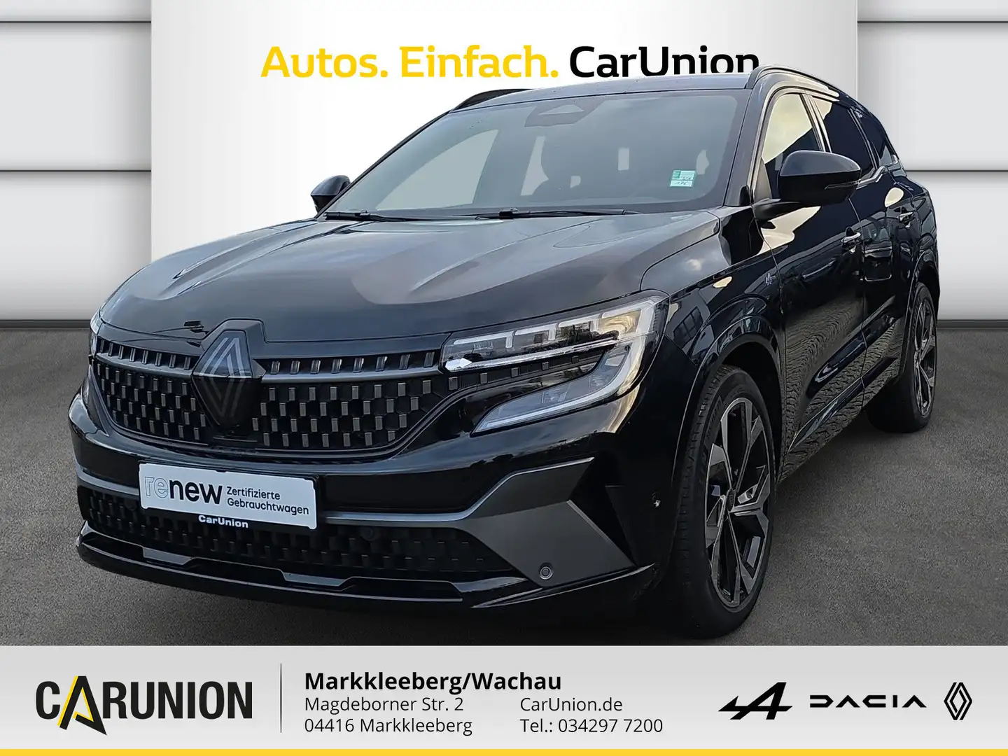 Renault Espace 6 Esprit Alpine Full Hybrid 200 5-Sitze Schwarz - 1