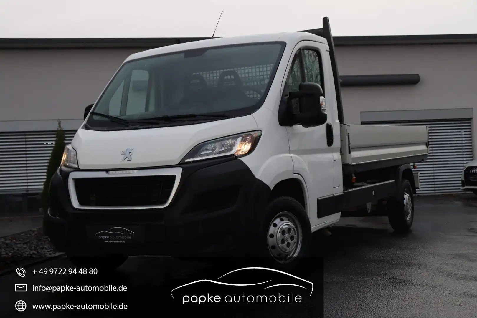 Peugeot Boxer Pritsche 335 L3  ++KLIMA+DAB+1.HAND+MWST++ Blanco - 1