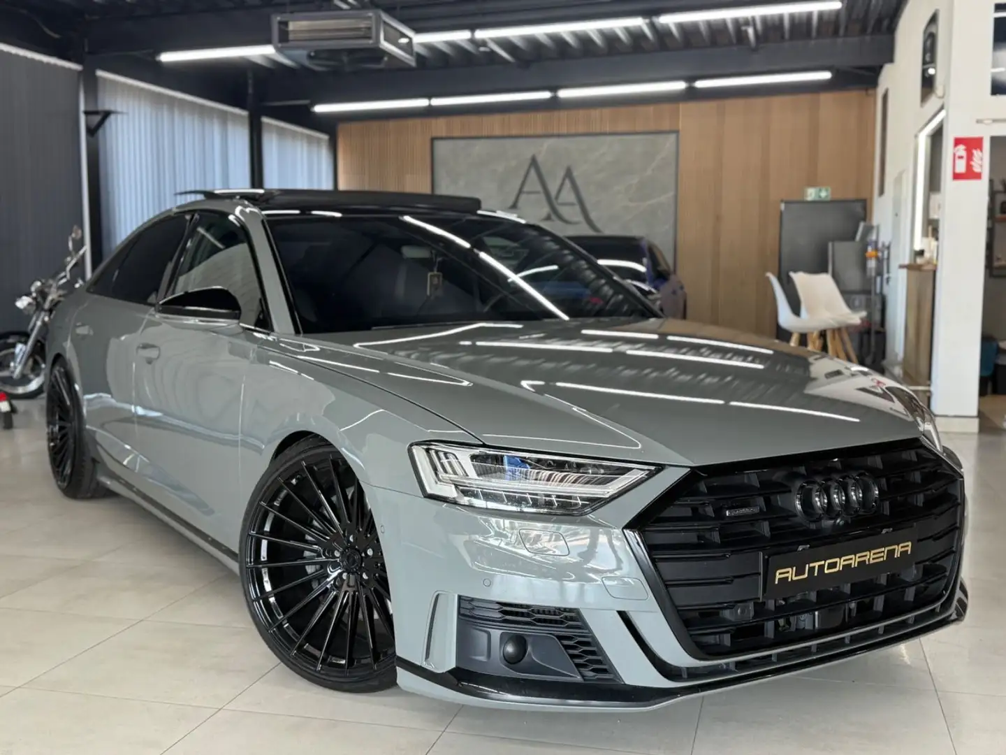 Audi A8 3.0 TDI Quattro*BLACK*HD-MATRIX LED*OLED*B&O* Šedá - 1