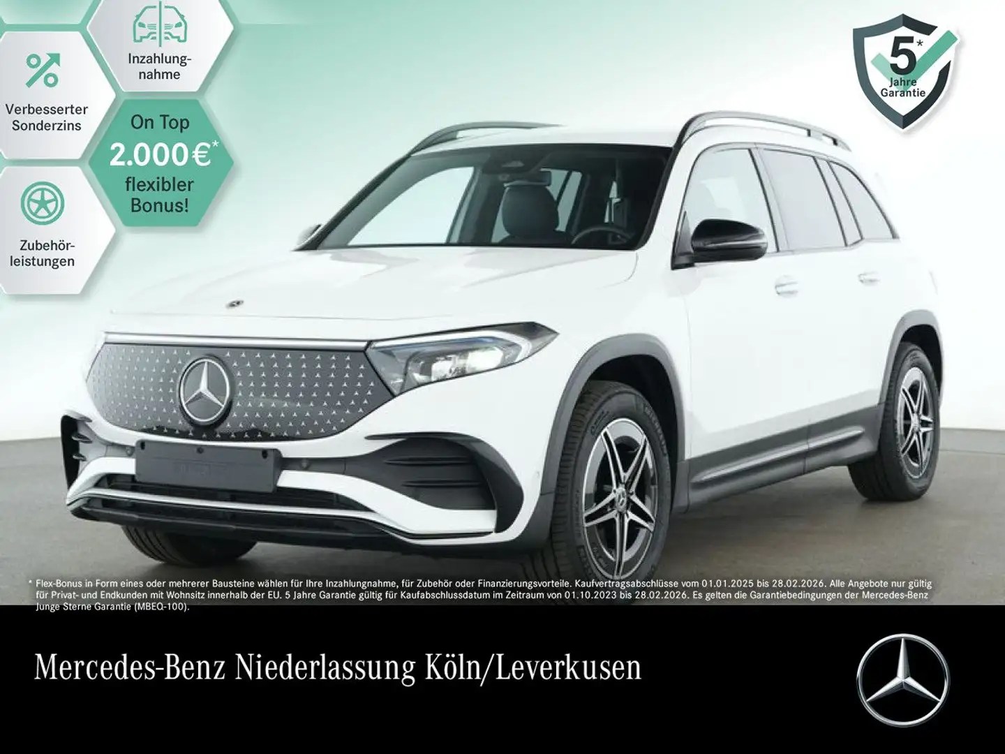 Mercedes-Benz EQB 300 4M AMG+NIGHT+PLUS-PAKET+KAMERA+KEYLESS Weiß - 1