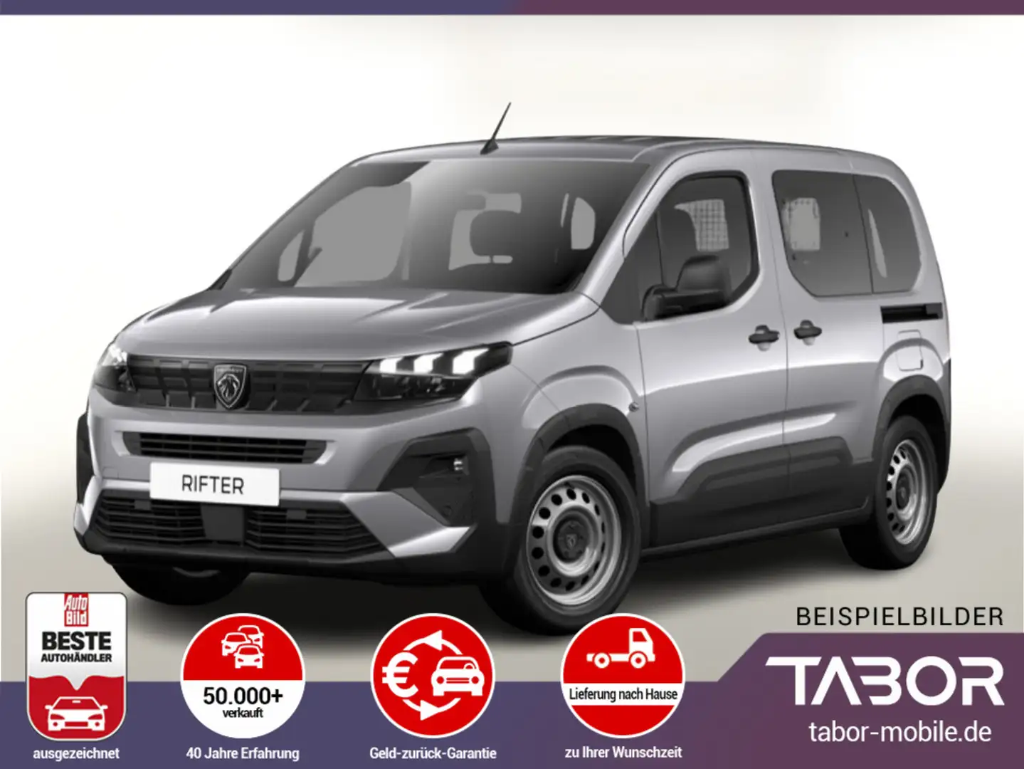 Peugeot Rifter N1 100 Active PDC ComfP 10"DAB CarP Temp Grau - 1