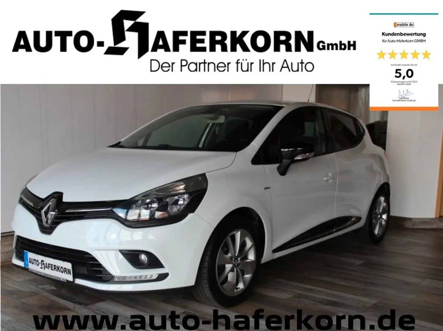 Renault Clio IV Limited 1.2 16V *Navi*WKR*PDC* Blanco - 1