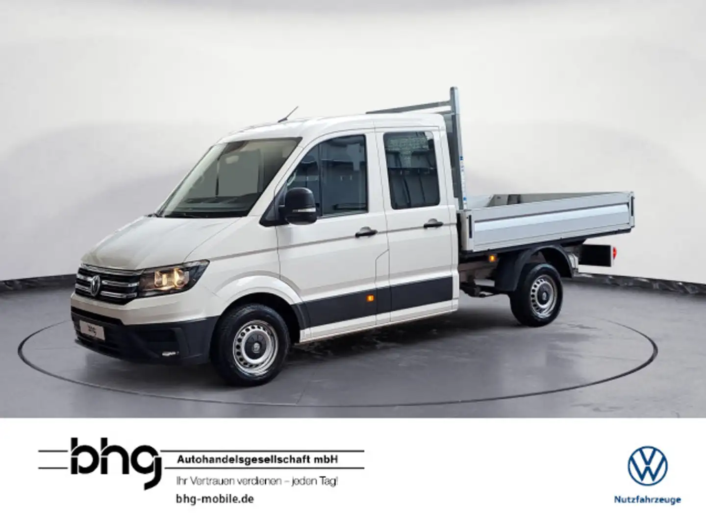 Volkswagen Crafter 35 TDI DOKA *AHK*TELEFONSCHNITTSTELLE* Biały - 1
