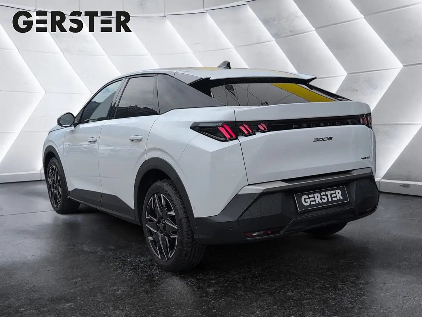 Peugeot 3008 Hybrid 136 E-DCS6 Allure Aut. Weiß - 2