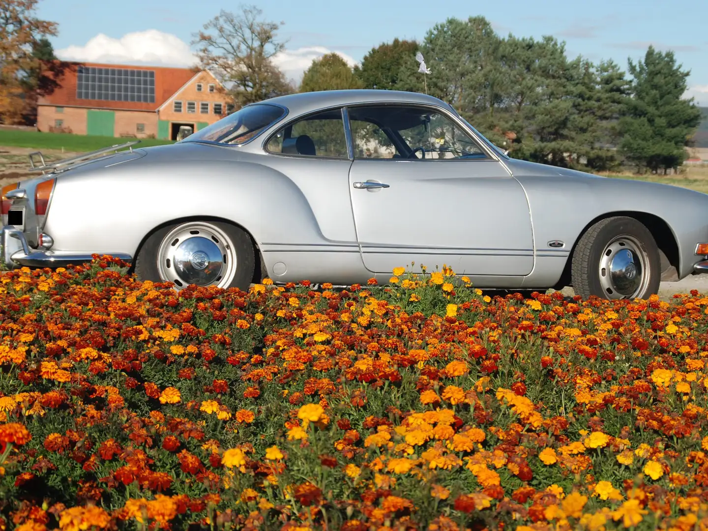 Volkswagen Karmann Ghia Typ 14 Coupe Argent - 2