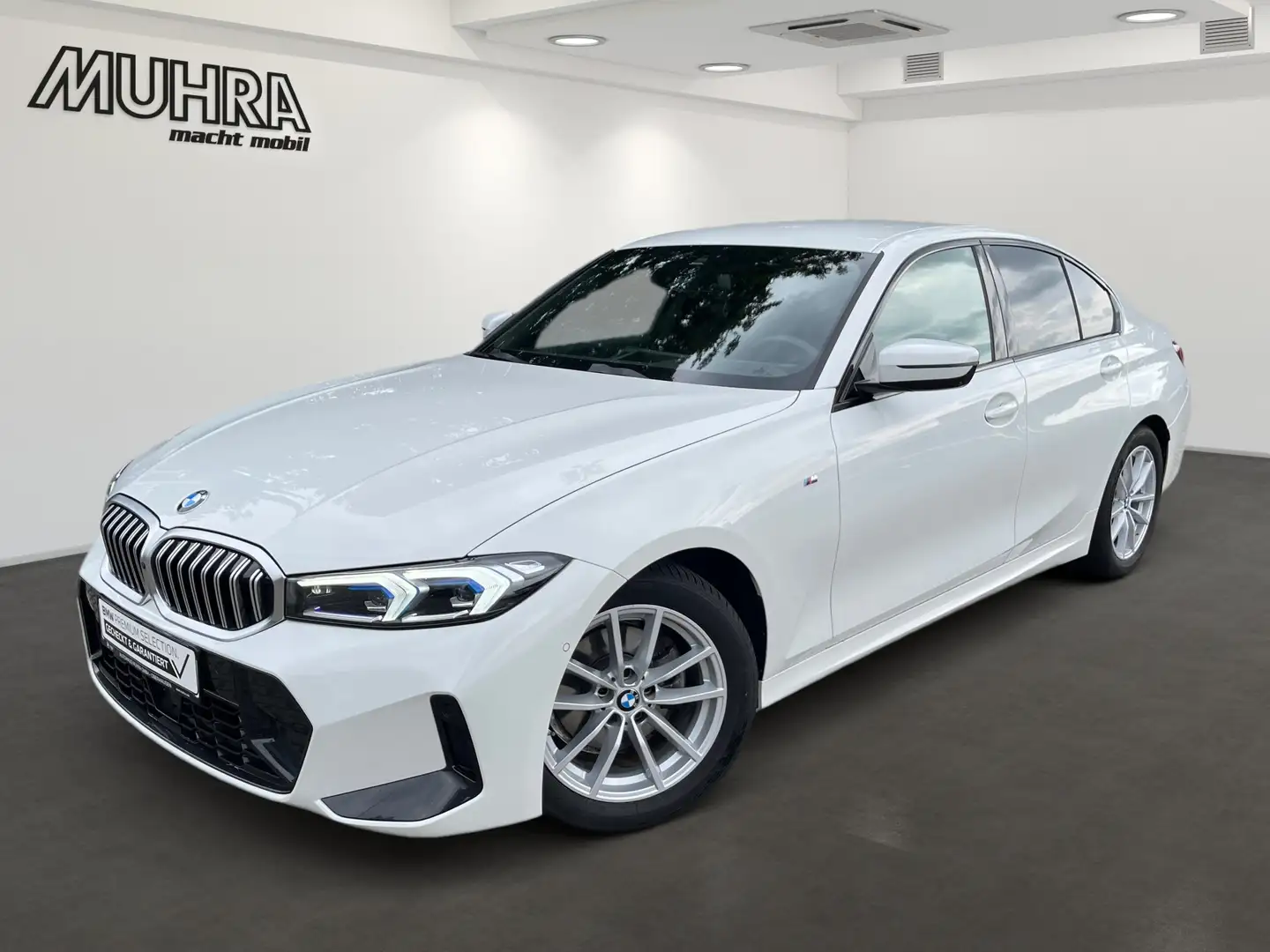 BMW 320 d Limo M Sport FACELIFT HUD AHK LED HiFi ACC Blanc - 2