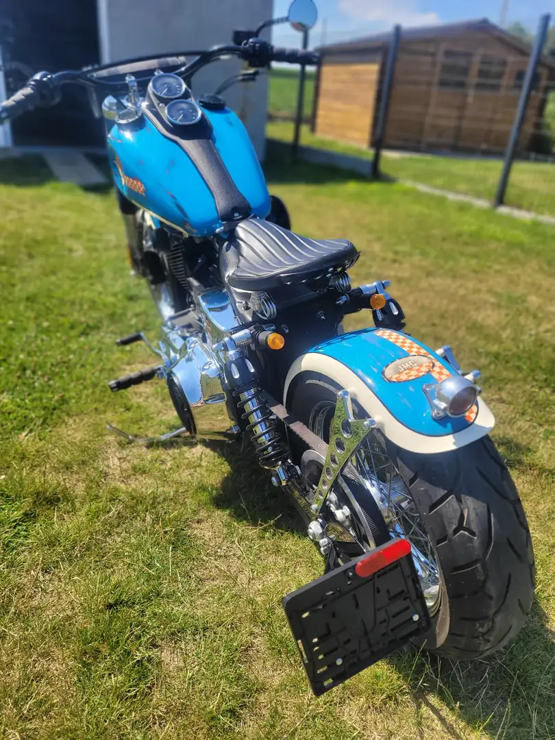 Harley-Davidson Dyna Low Rider Bobber Синій - 1