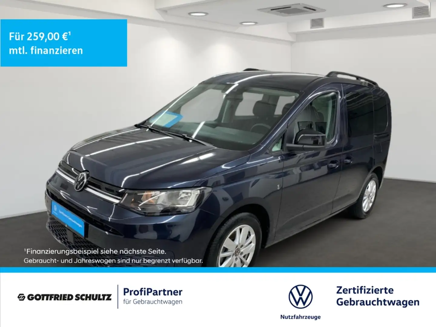 Volkswagen Caddy Life 2.0 TDI Klima Sitzheizung Parkpilot Bleu - 1