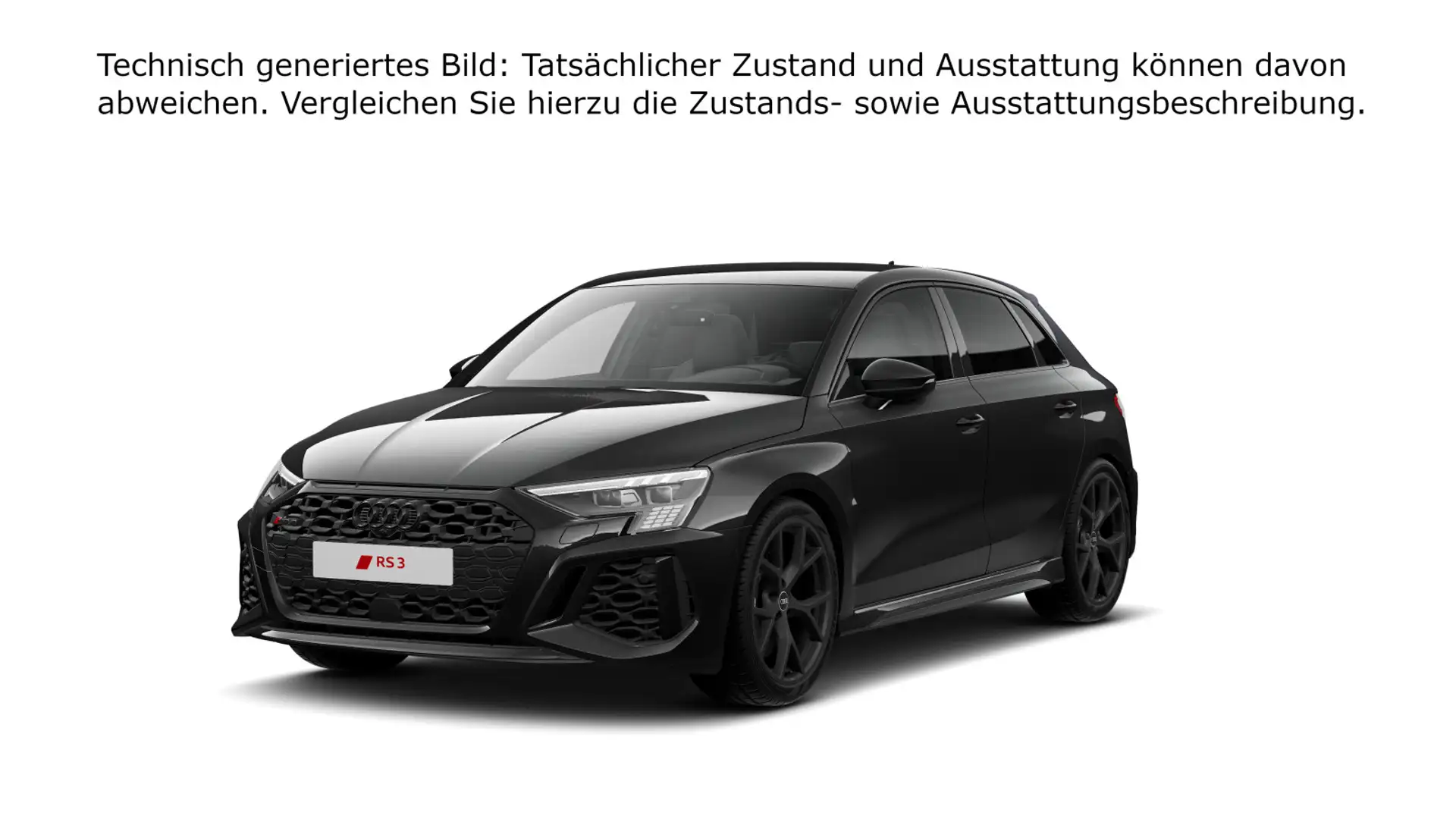 Audi RS3 RS3 TFSI Sportback quattro S tronic *MATRIX*B&O* Schwarz - 2