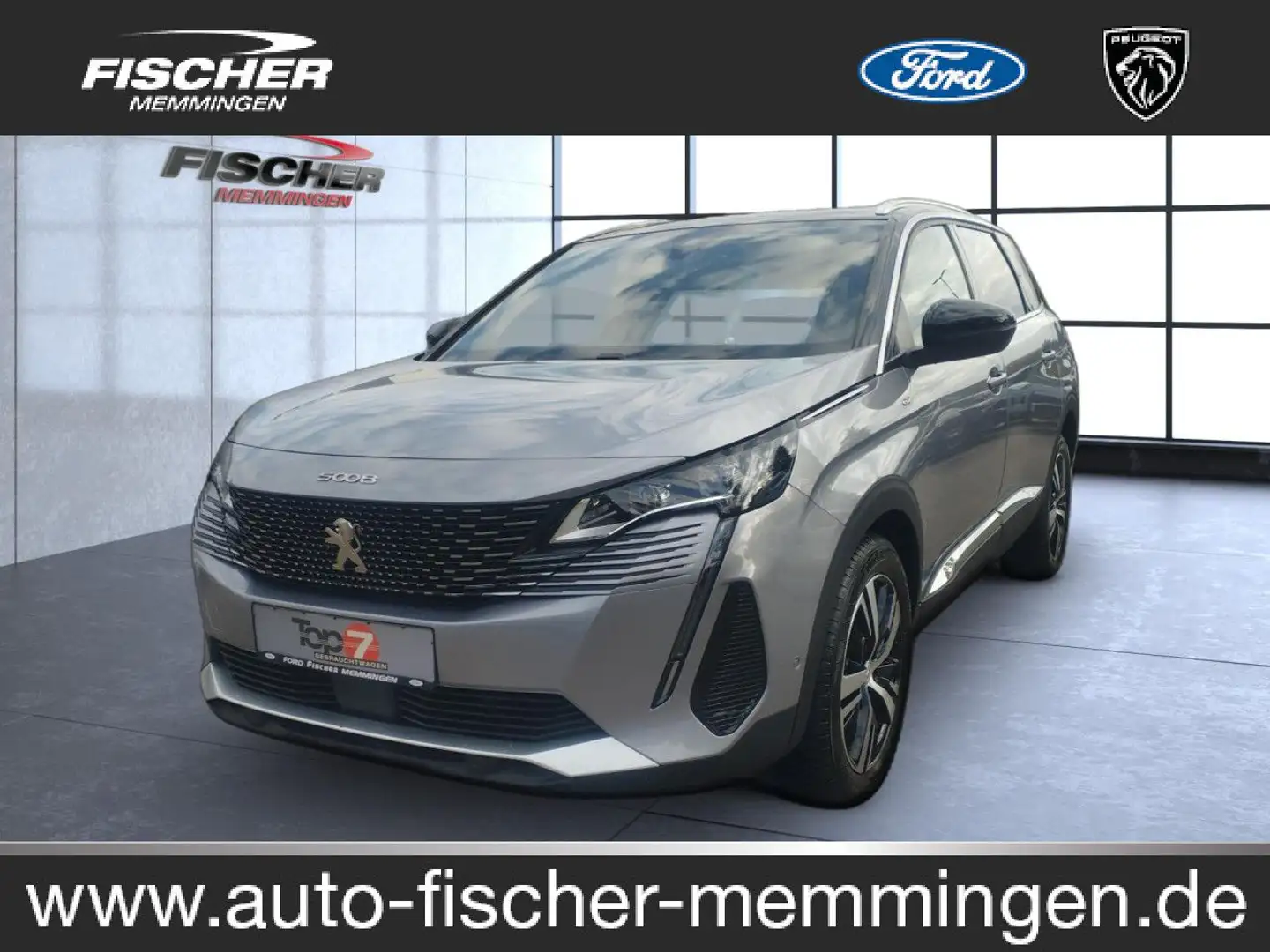 Peugeot 5008 GT Bluetooth Navi LED Klima Einparkhilfe Grau - 1