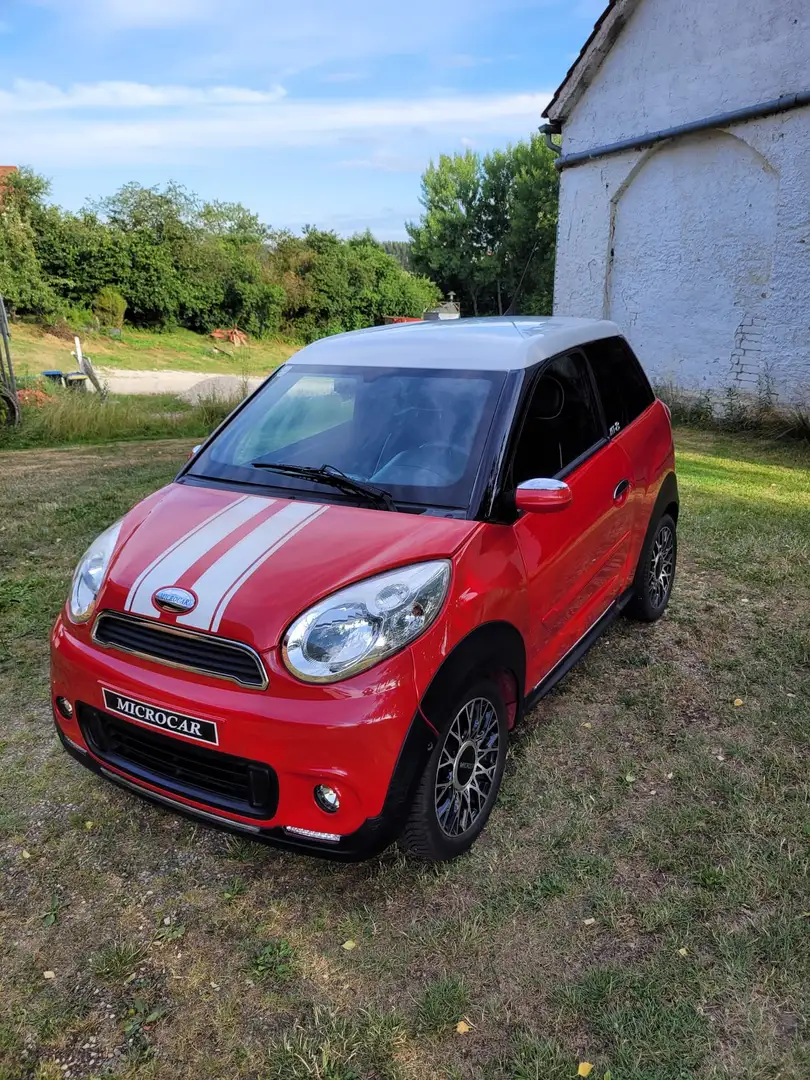 Microcar M8 Autofahren ab 15 Jahren mit Führerschein Rot - 1