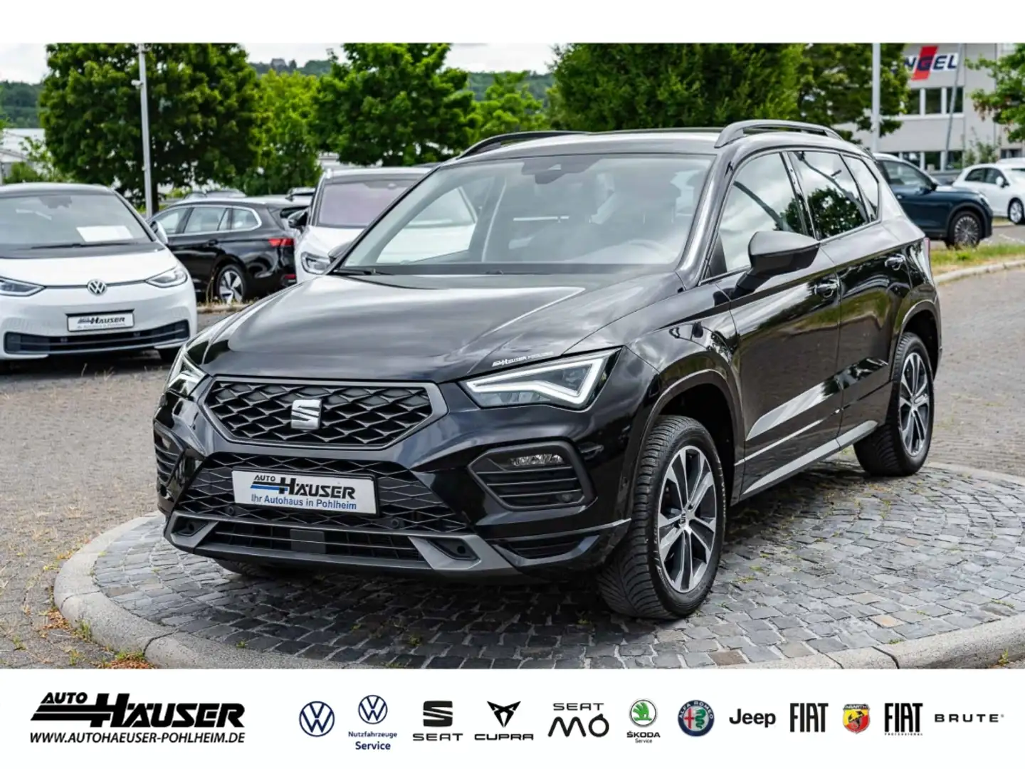 SEAT Ateca FR 1.5 TSI DSG AHK NAVI KAMERA PARK ACC LED FULL-L Schwarz - 1