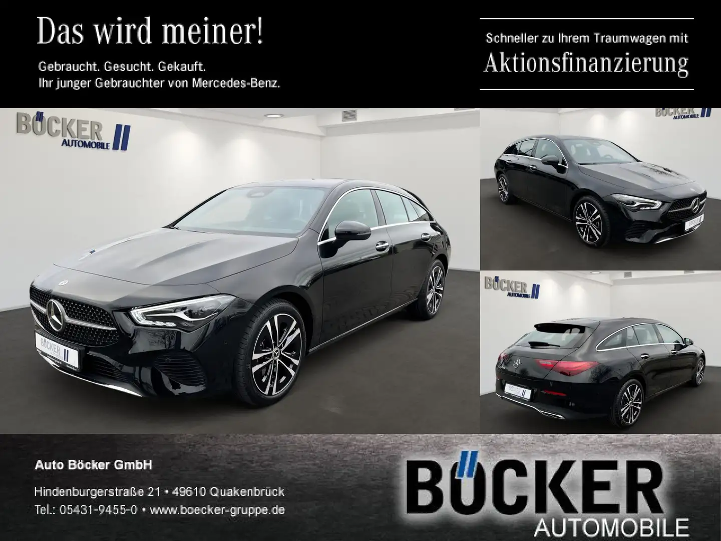 Mercedes-Benz CLA 200 SB Progressive Advanced MBUX HIGH PERF LED Schwarz - 1