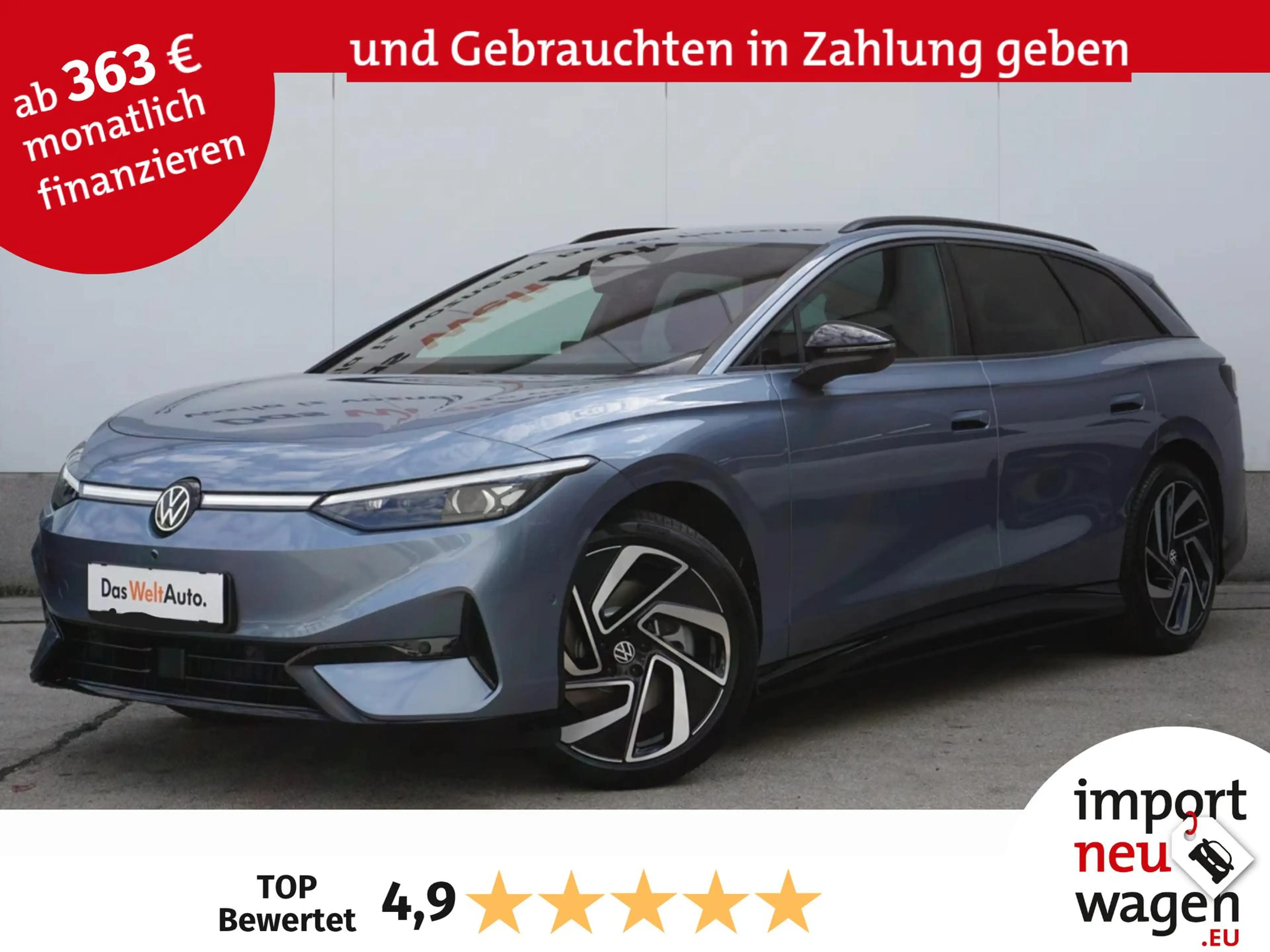 Volkswagen ID.7 Tourer Pro S AHK+Wärmepumpe+360° Kamera uvm!